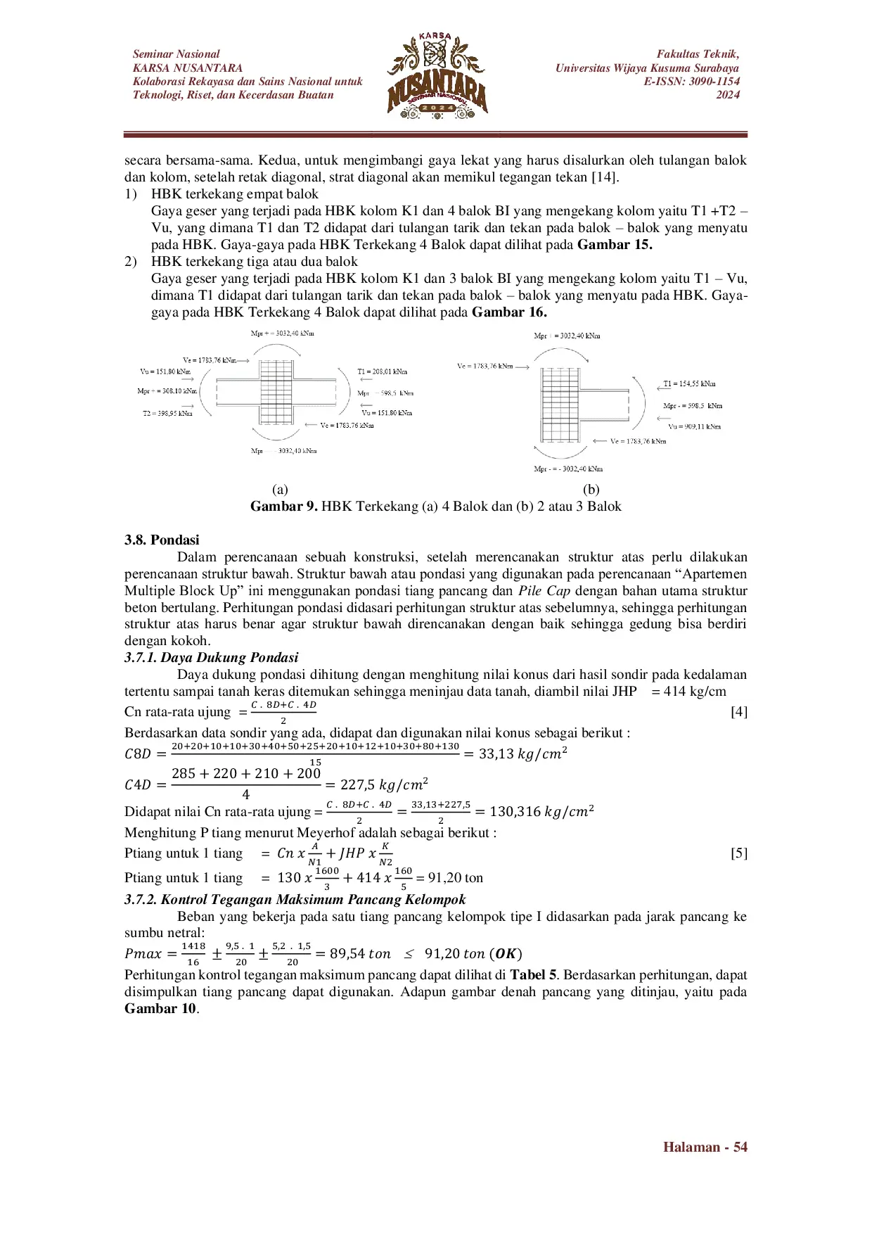 JURIS Perencanaan Struktur Gedung 18 Lantai di Kota Manado Menggunakan Sistem Rangka Pemikul Momen Khusus