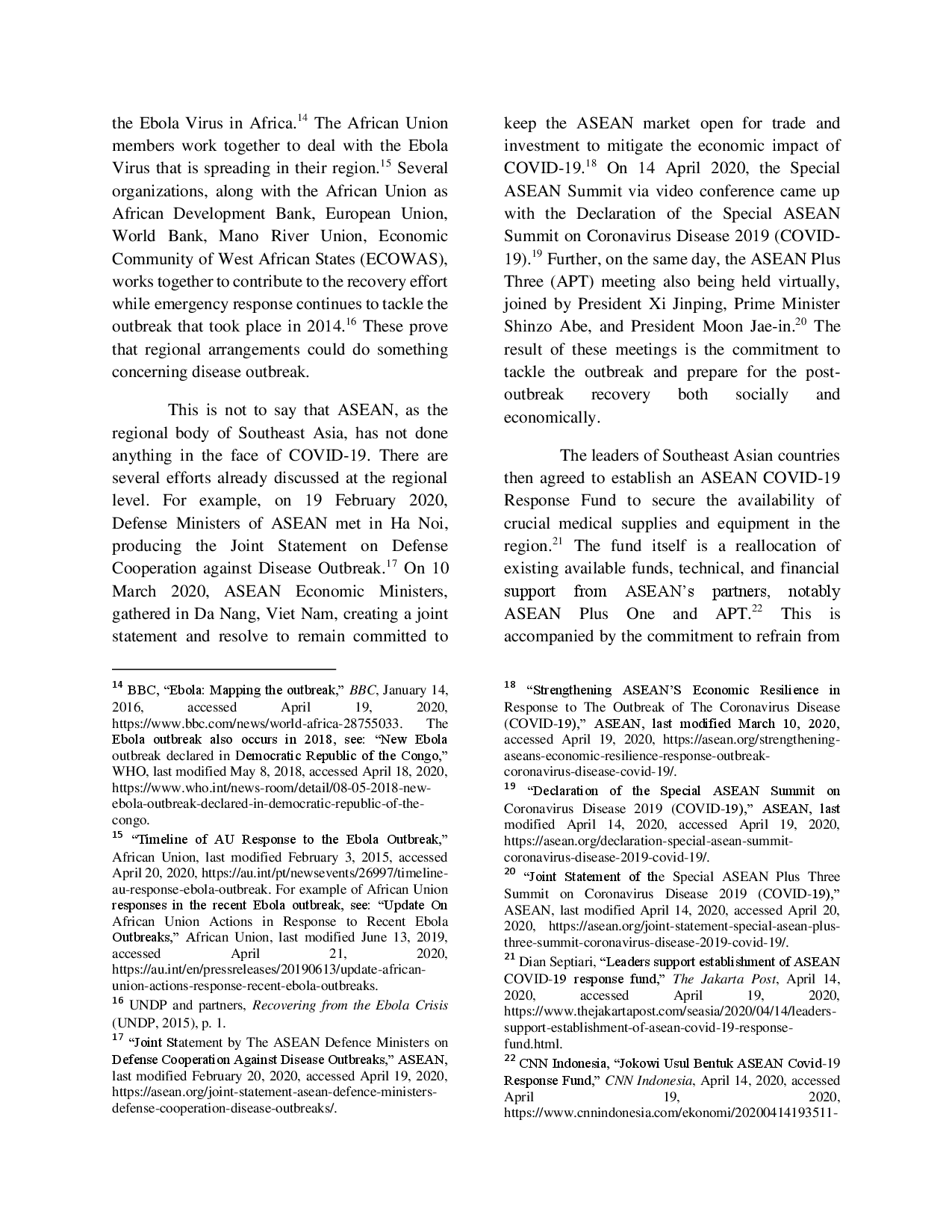 juris ASEAN Regional Potentials for Combating COVID 19