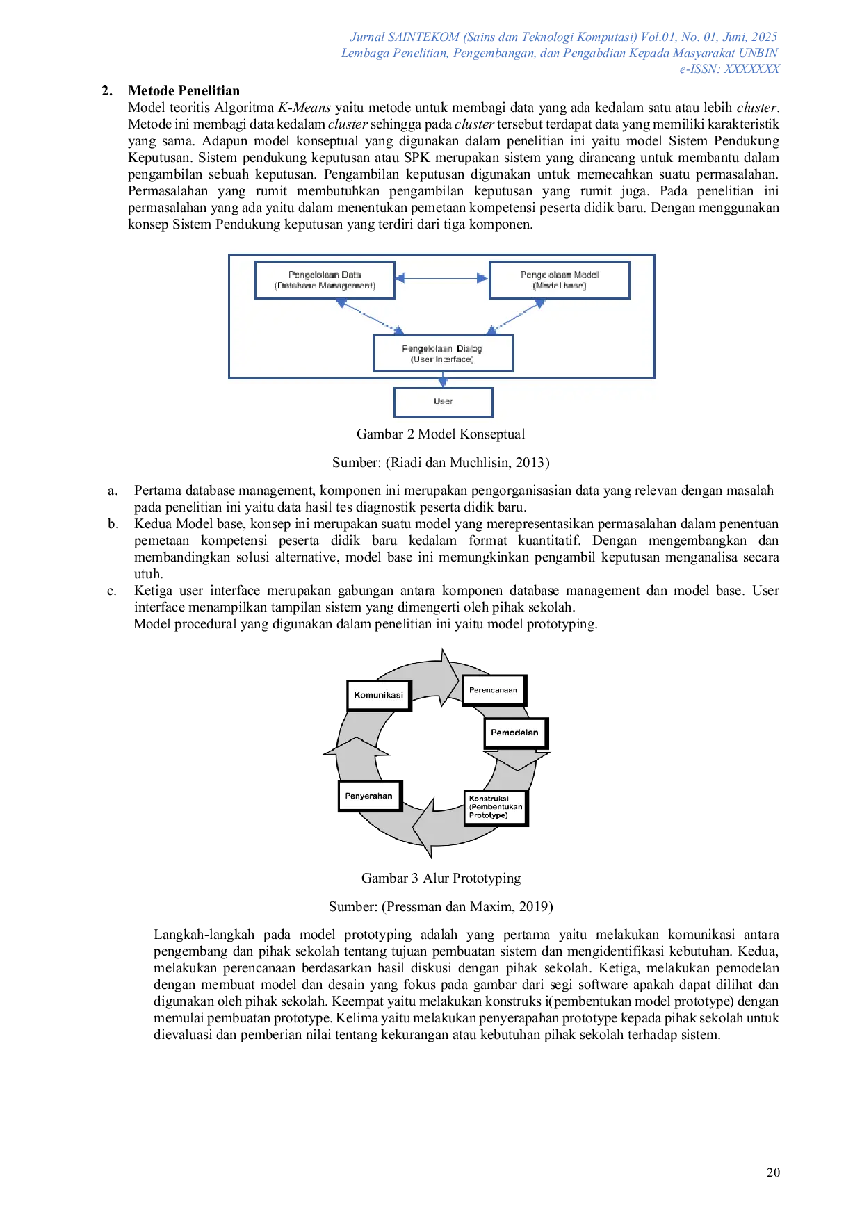 JURIS Penerapan Metode K Means Clustering Untuk Pemetaan Kompetensi Peserta Didik Baru Berdasarkan Hasil Tes Diagnostik