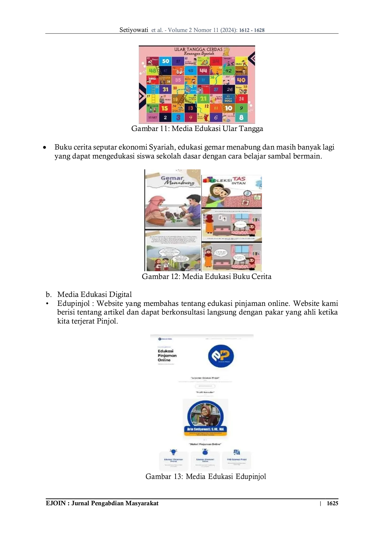 JURIS Membranding Desa Ngemboh Gresik Sebagai Kawasan Milea Melek Keuangan Syariah Melalui Delapan Pojok Literasi Serta Media Edukatif