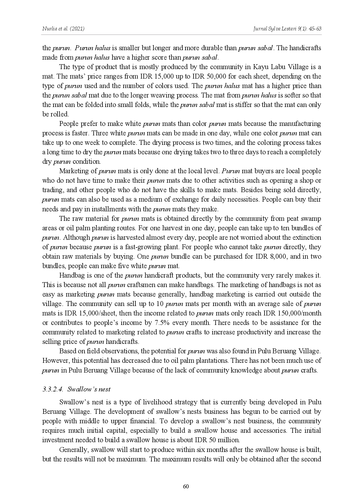 juris Household Livelihood Strategy Based on Capital Assets in Fire Prone Areas Ogan Komering Ilir Regency South Sumatra