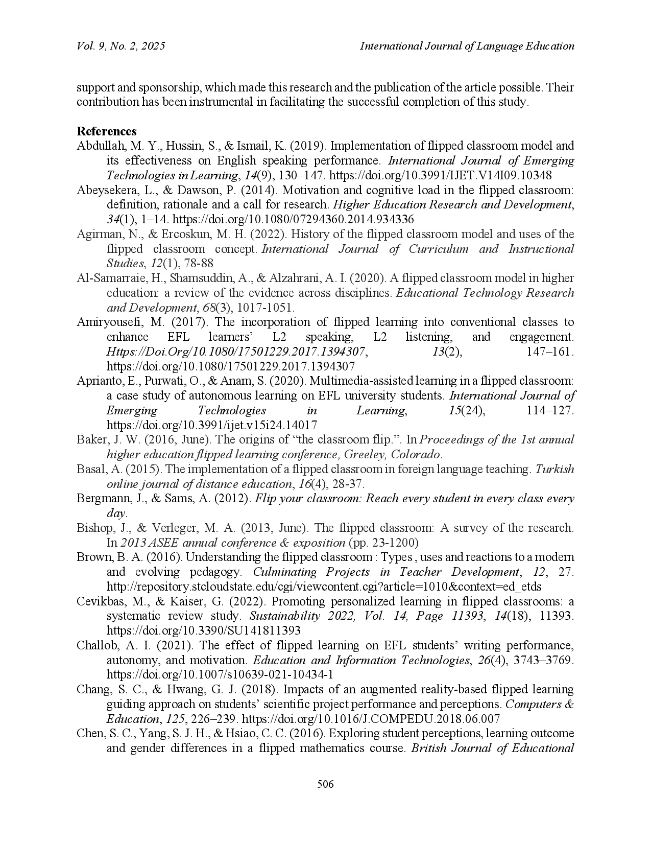 juris EFL Learners Perceptions on Flipped Classroom in a Private University in Indonesia