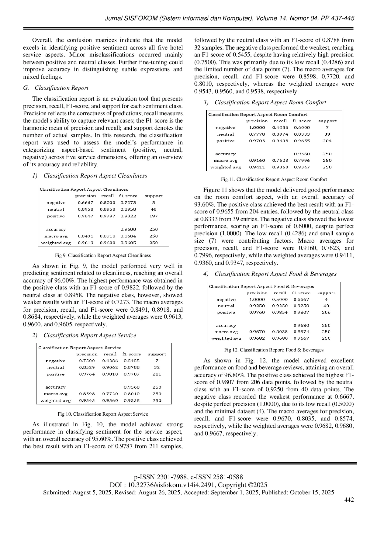 JURIS Fine Tuned IndoBERT for Aspect Based Sentiment Analysis of Indonesian Five Star Hotel Reviews