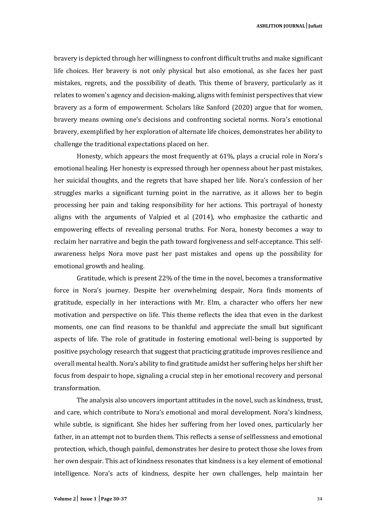 JURIS The Analysis of Moral Values in the Novel the Midnight Library