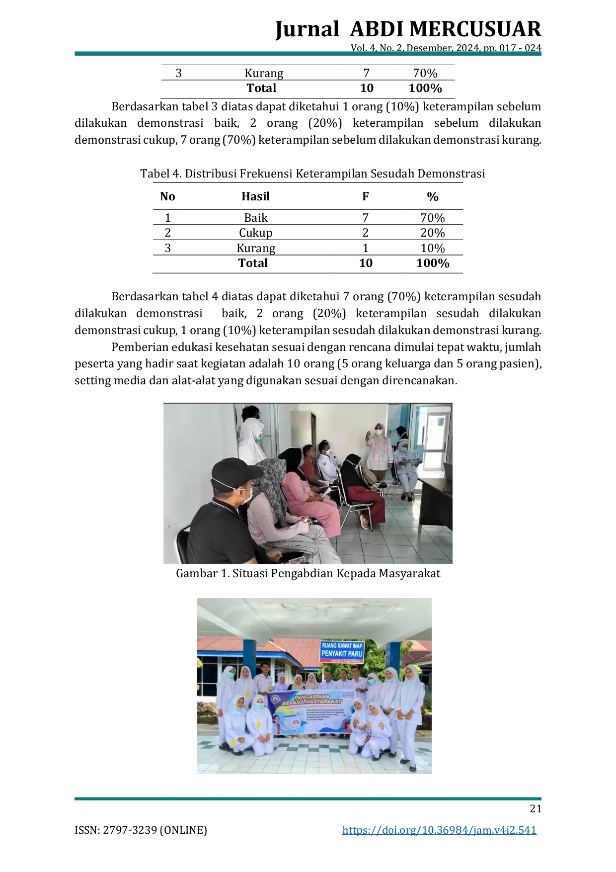 JURIS Terapi Progressive Muscle Relaxation PMR Dan Deep Breathing Exercise DBE Untuk Mengatasi Sesak Napas Pasien Paru