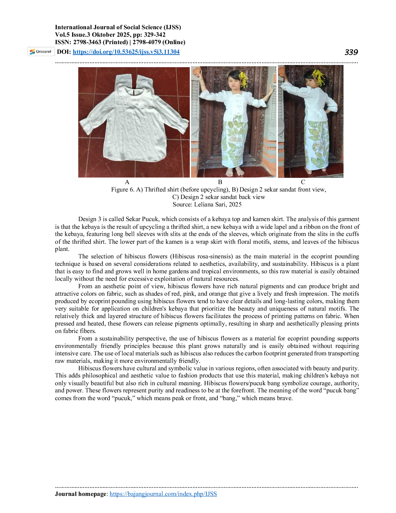 JURIS Design of Eco Friendly Fashion Innovations in Children s Kebaya