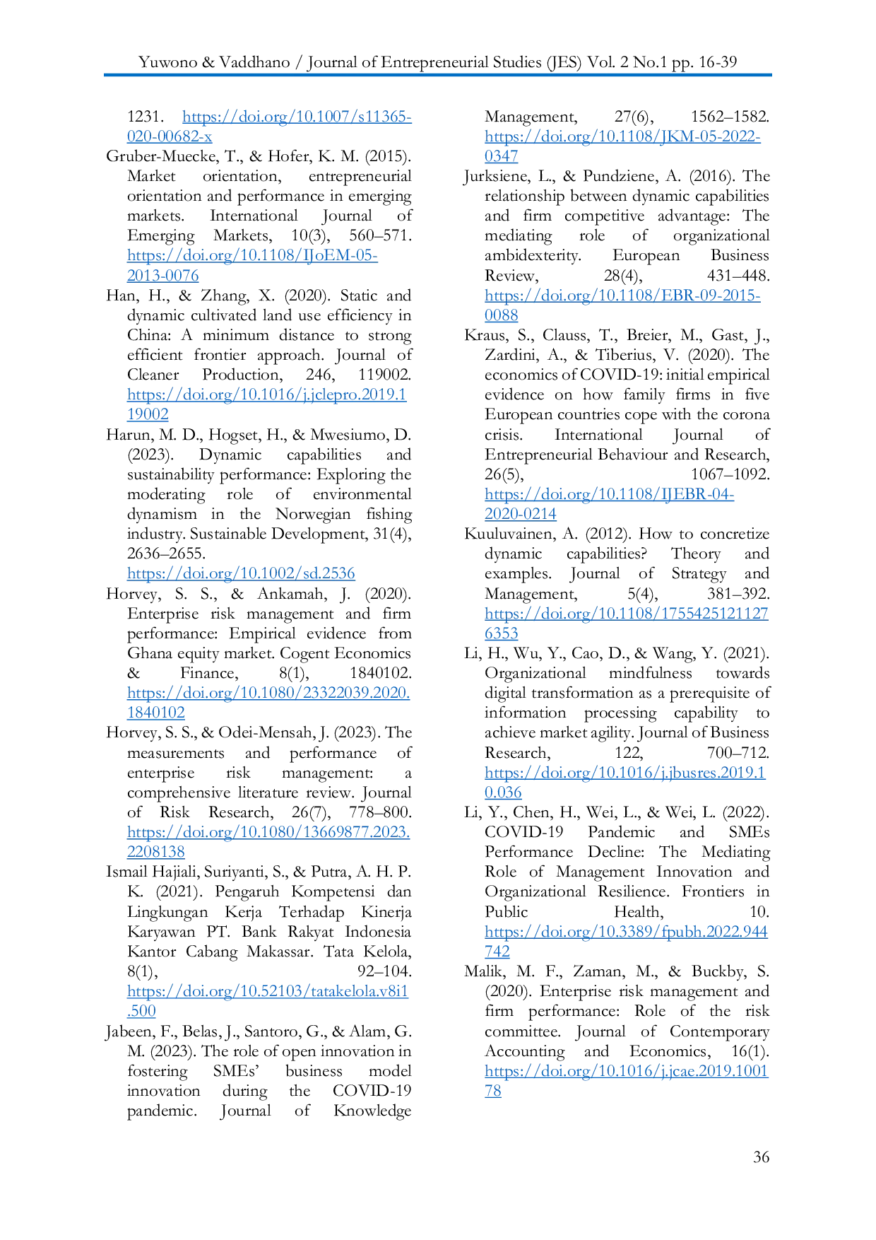 JURIS Mengembangkan Keunggulan Bersaing UMKM melalui Enterprise Risk Management dan Kapabilitas Dinamis di Surabaya dan Lampung