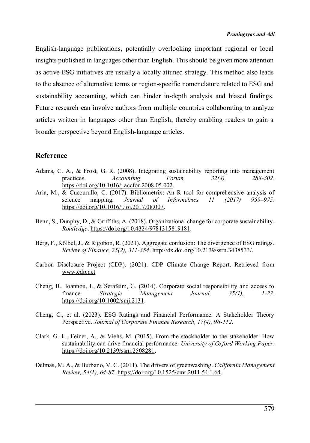 JURIS Trends and Opportunities in ESG Research within Sustainability Accounting A Bibliometric Analysis