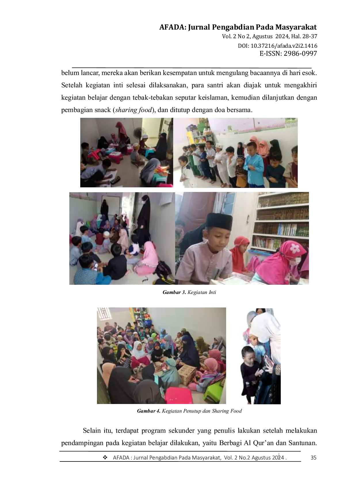 JURIS Pendampingan Kegiatan Ramadhan di TPQ Al Munawwaroh Kecamatan Cakung Jakarta Timur