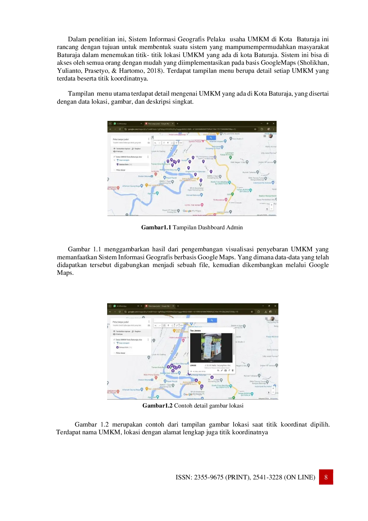 JURIS Sistem Informasi Geografis Pelaku Usaha UMKM Di Kota Baturaja
