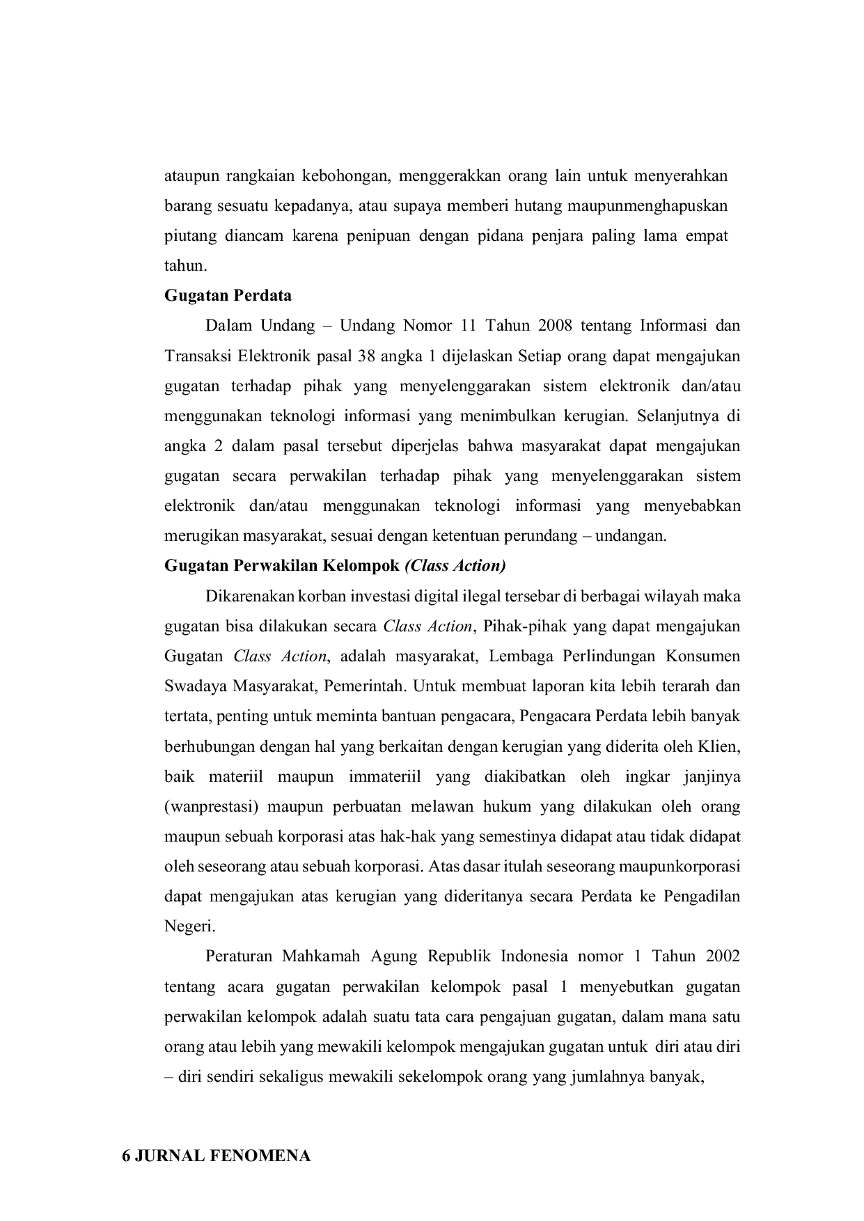 JURIS Penyelesaian Hukum Bagi Korban Investasi Digital Ilegal