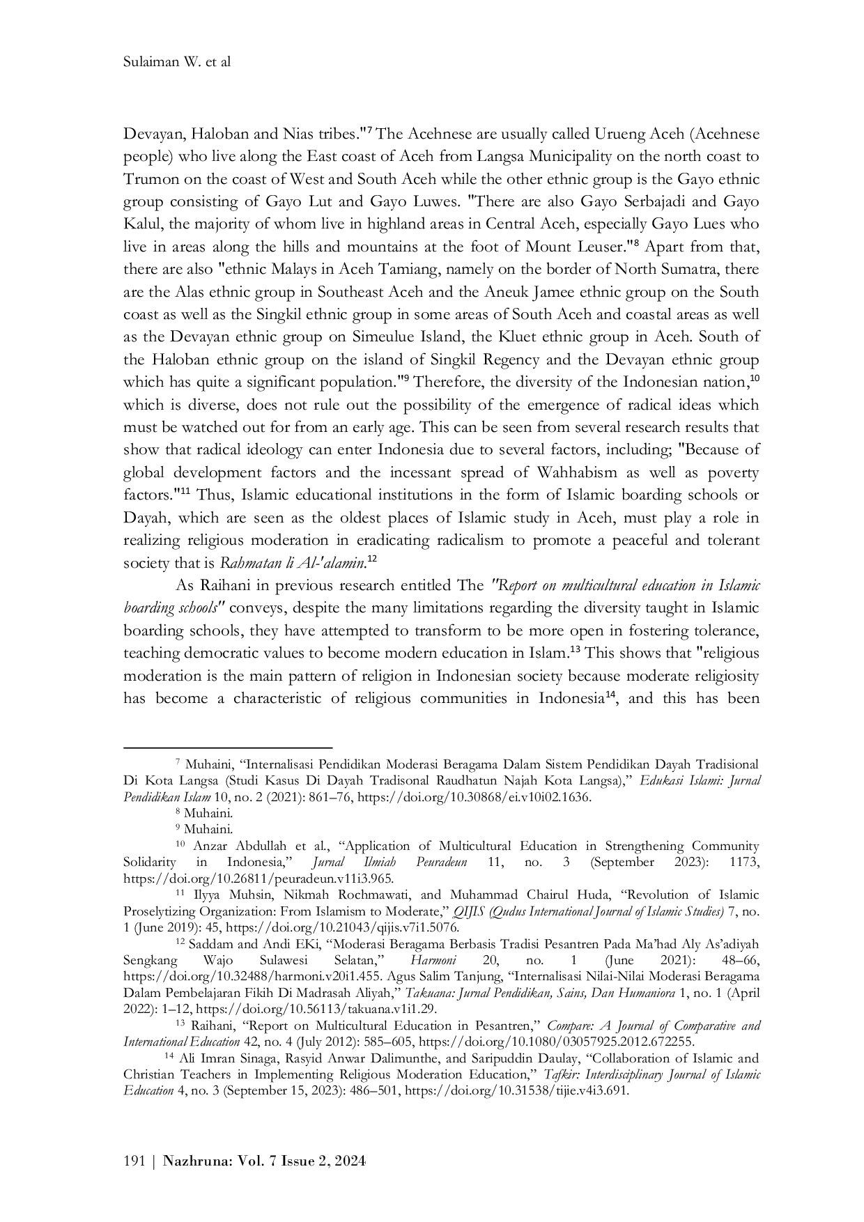 JURIS Aceh Government Policy in Preventing Radicalism Through the Existence of Dayah Islamic Education