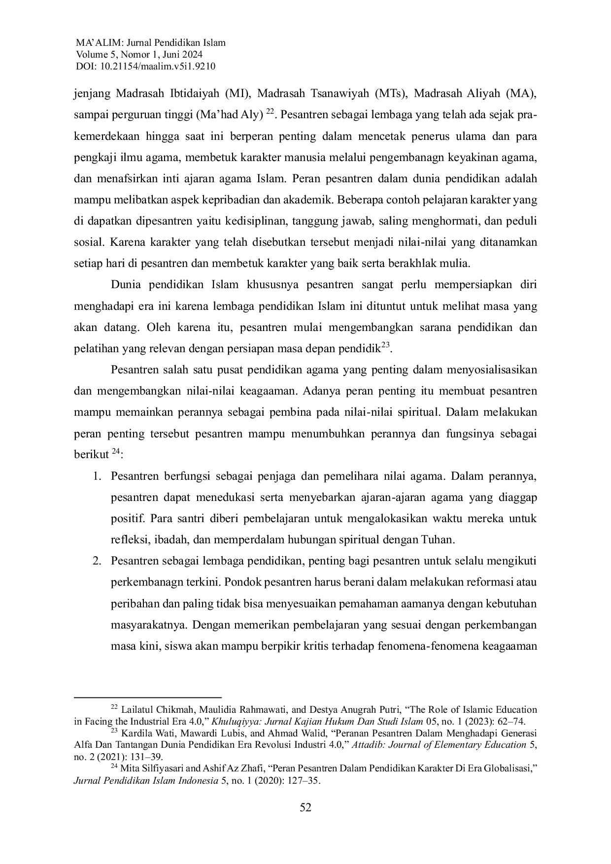 JURIS Sejarah Pendidikan di Indonesia Pasca Orde Baru dan Tantangannya Menghadapi Era Disrupsi