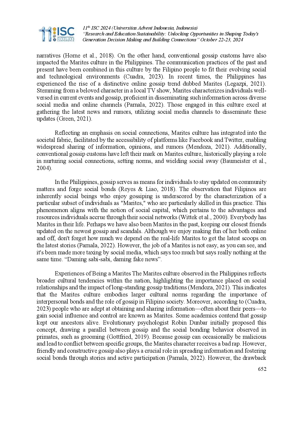 juris Mare Anong Latest Lived Experiences of Marites in Filipino Culture