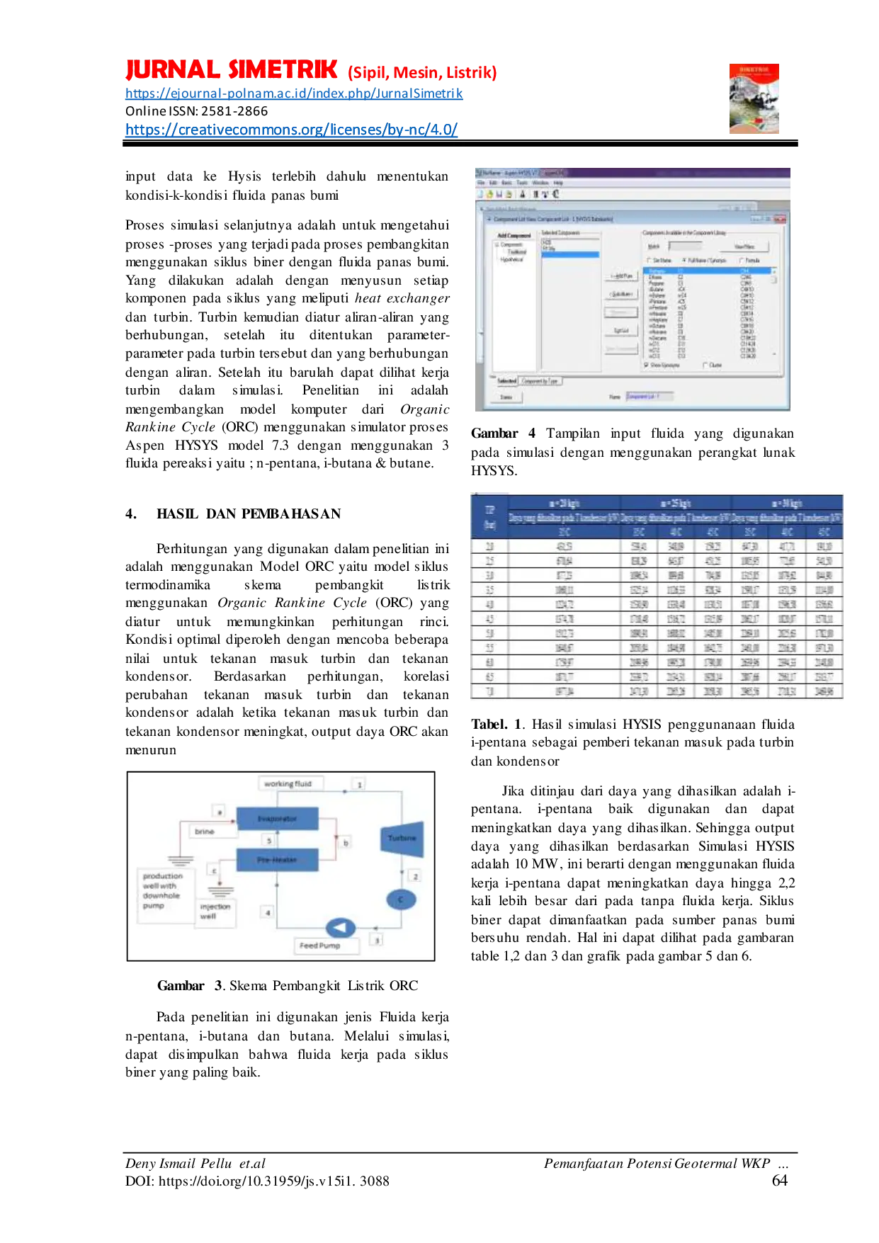 JURIS Pemanfaatan Potensi Geotermal WKP Tulehu Melalui Pembangkit Siklus Biner