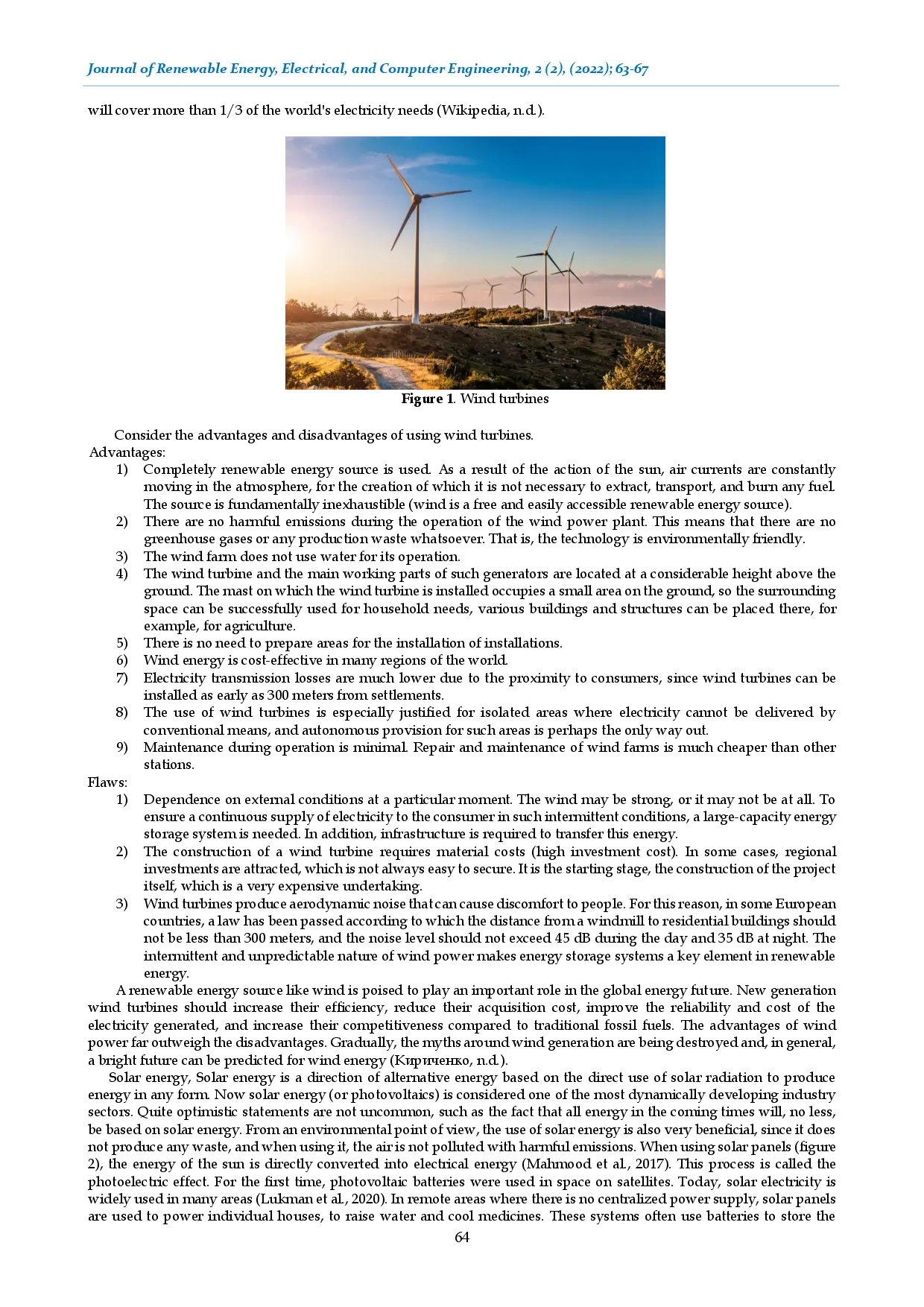 juris Role of Renewable Energy Sources in the World