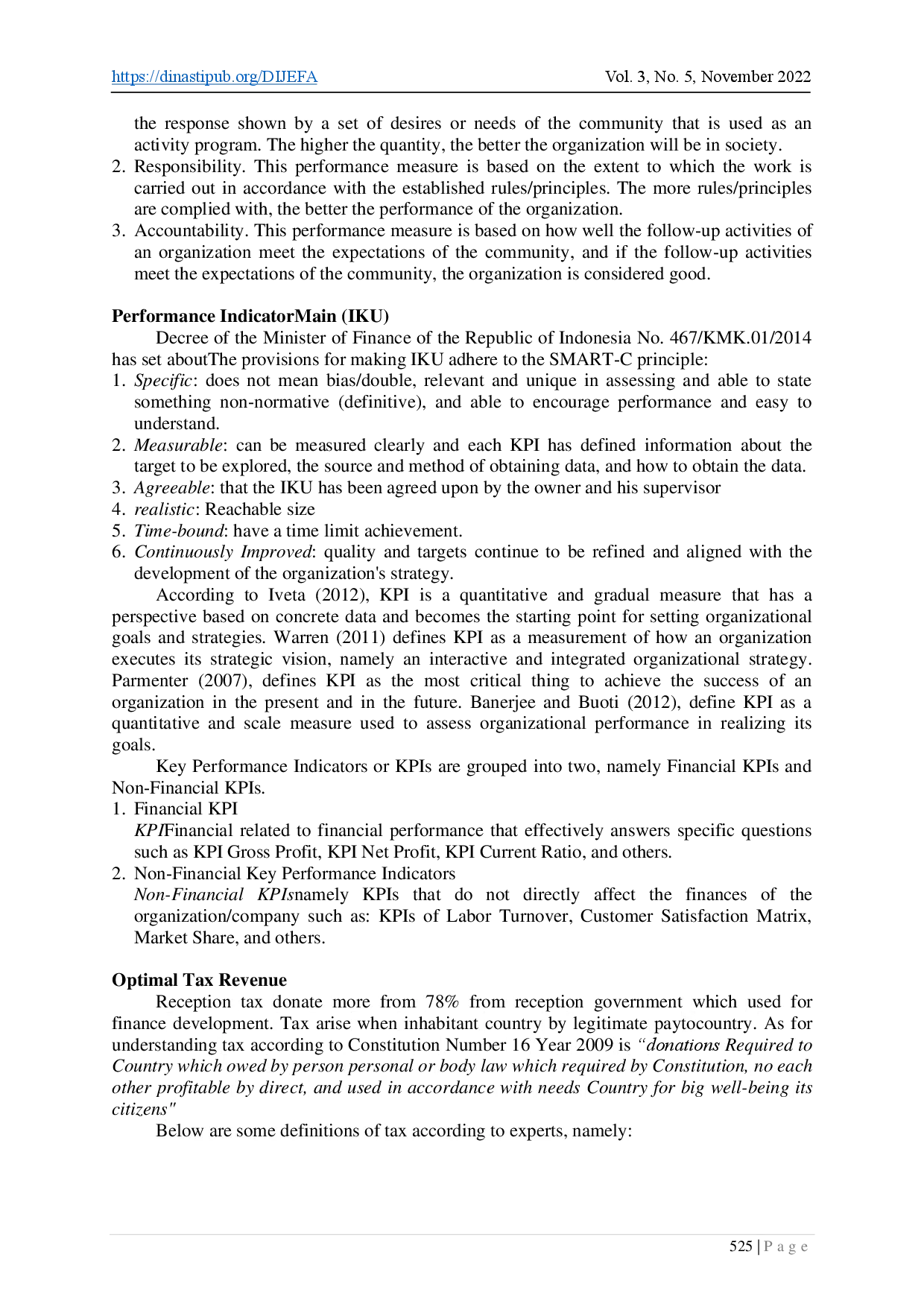 juris Overview of IKU Strategic Taxpayer Account Representative to Supportoptimal Tax Revenue