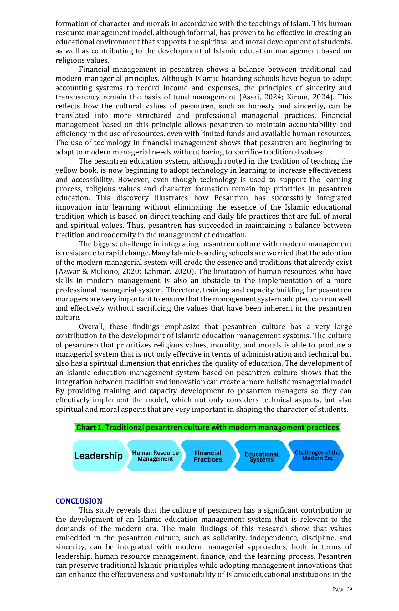JURIS The Contribution Of Pesantren Culture To The Development Of Islamic Education Management System In The Modern Era