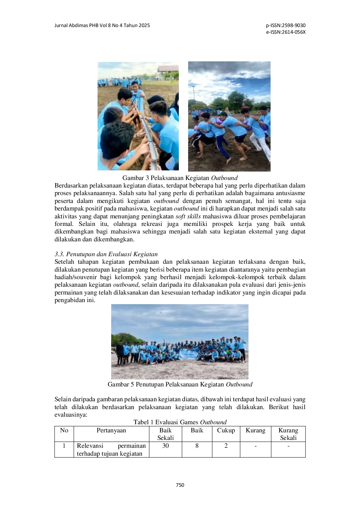 JURIS Peningkatan Soft Skills Mahasiswa Melalui Outbound Berbasis Olahraga Rekreasi
