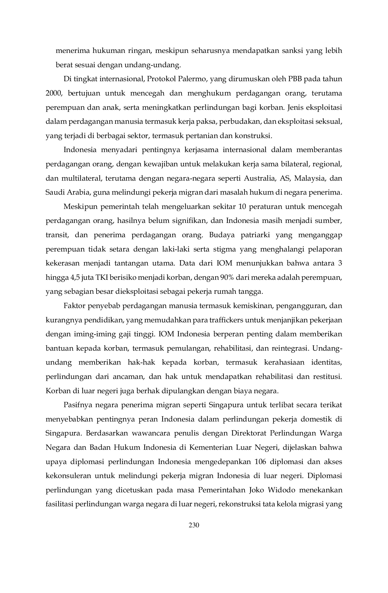 JURIS Peran Pemerintah Dalam Penanganan Eksploitasi Pekerja Migran Indonesia Di Singapura