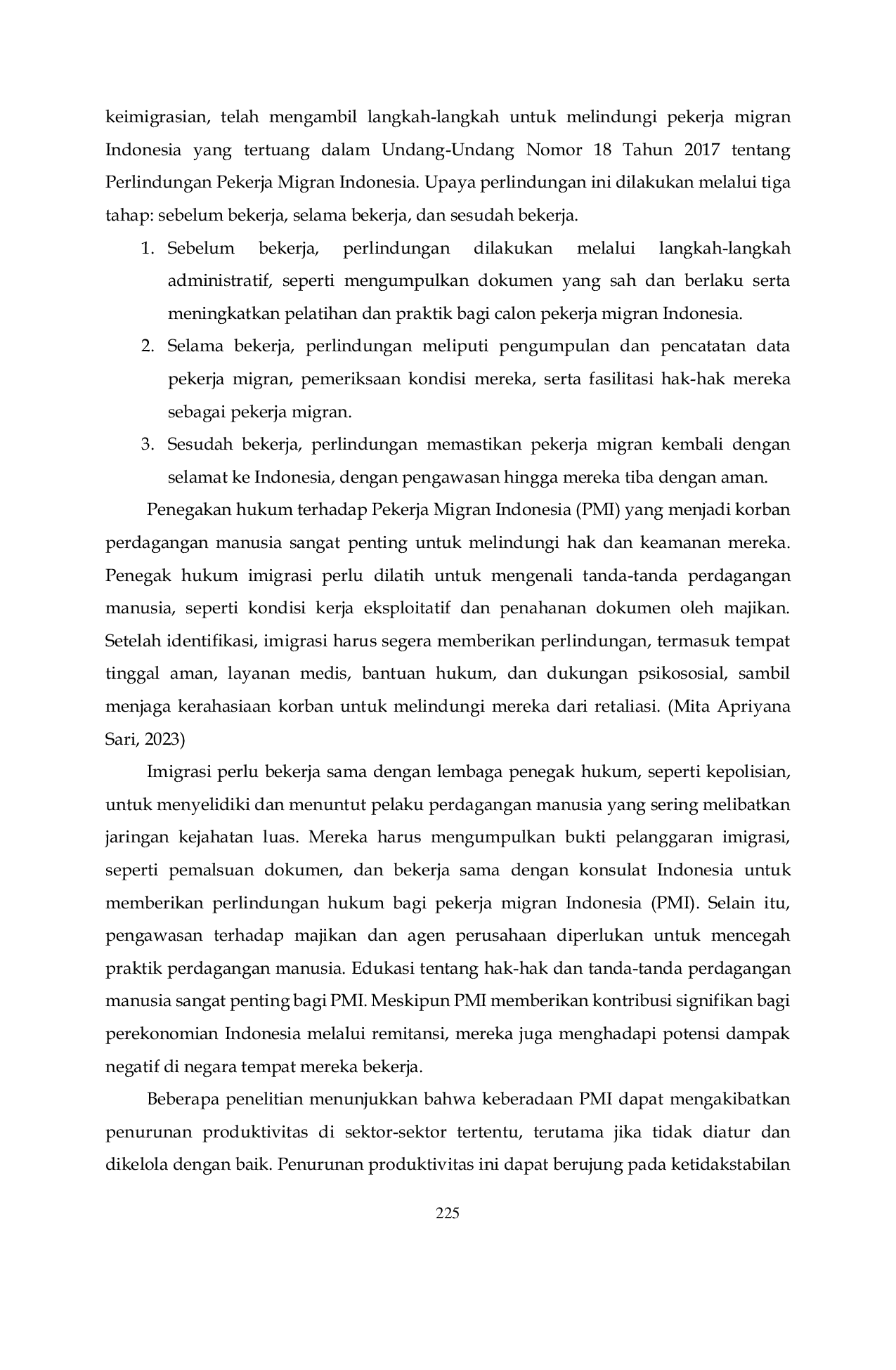 JURIS Peran Pemerintah Dalam Penanganan Eksploitasi Pekerja Migran Indonesia Di Singapura