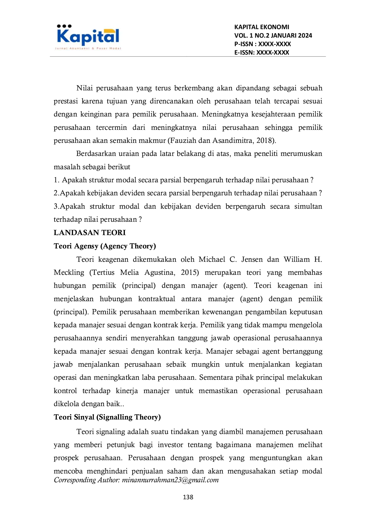 JURIS Pengaruh Struktur Modal Dan Kebijakan Dividen Terhadap Nilai Perusahaan Periode 2017 2021