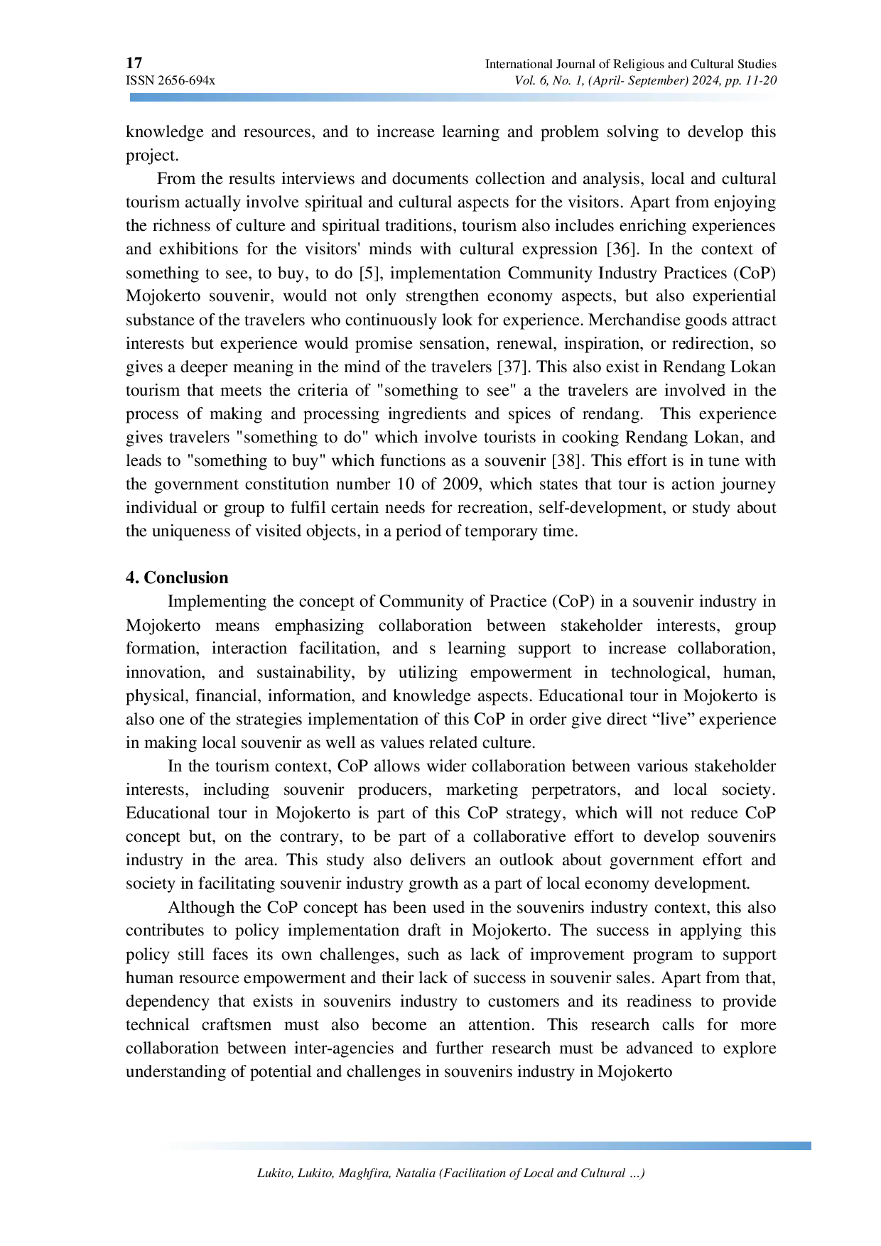 JURIS Facilitation of Local and Cultural Community Industry Practices