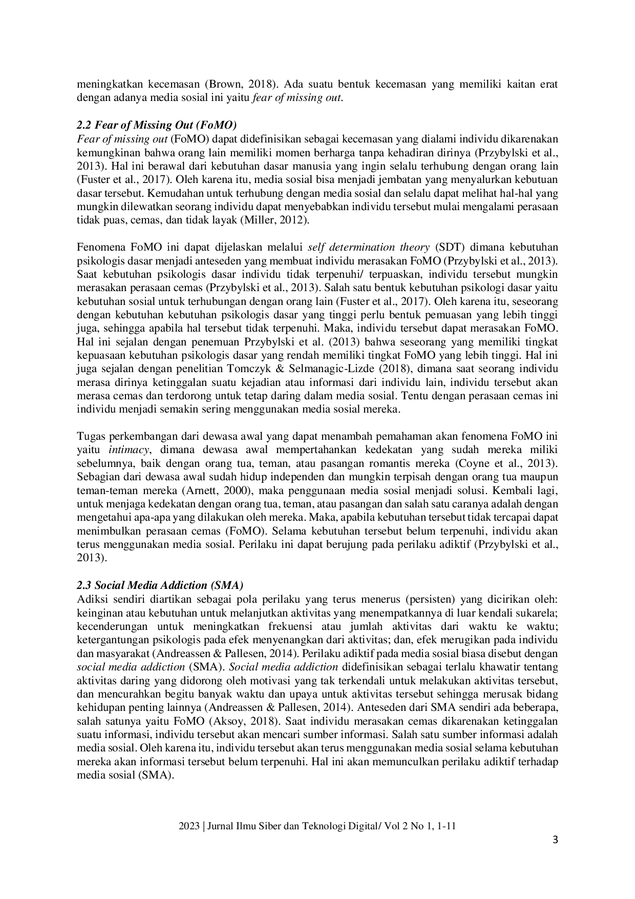 JURIS Hubungan Fear of Missing out dengan Social Media Addiction pada Pengguna Instagram