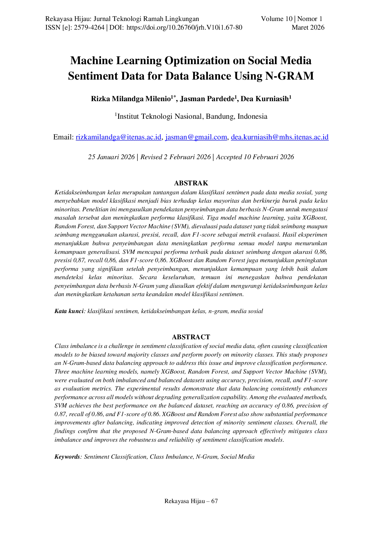 JURIS Machine Learning Optimization on Social Media Sentiment Data for Data Balance Using N GRAM