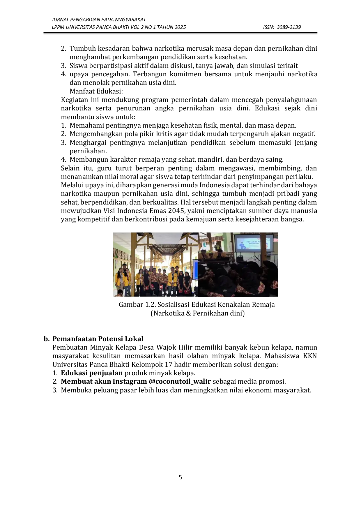 JURIS Pemberdayaan Masyarakat Desa Berbasis Potensi Lokal