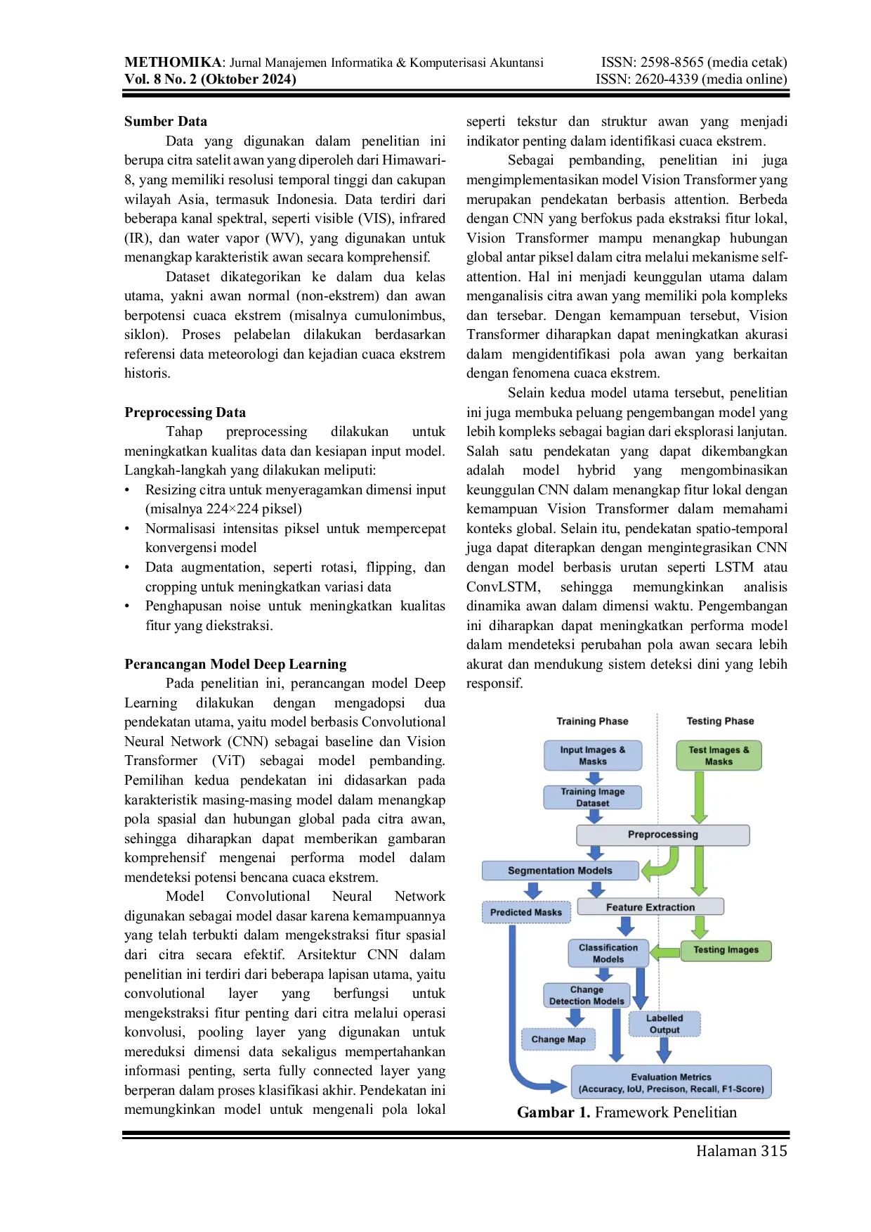 JURIS Implementasi Deep Learning Untuk Deteksi Dini Bencana Cuaca Ekstrem Berbasis Analisis Citra Awan