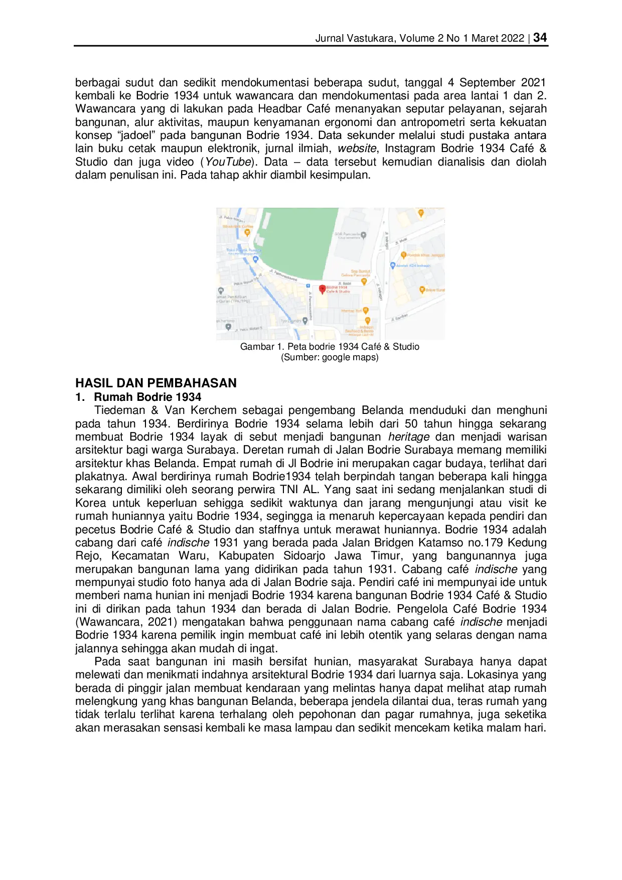 JURIS Adaptive Reuse Pada Interior Rumah Bodrie 1934 Di Surabaya