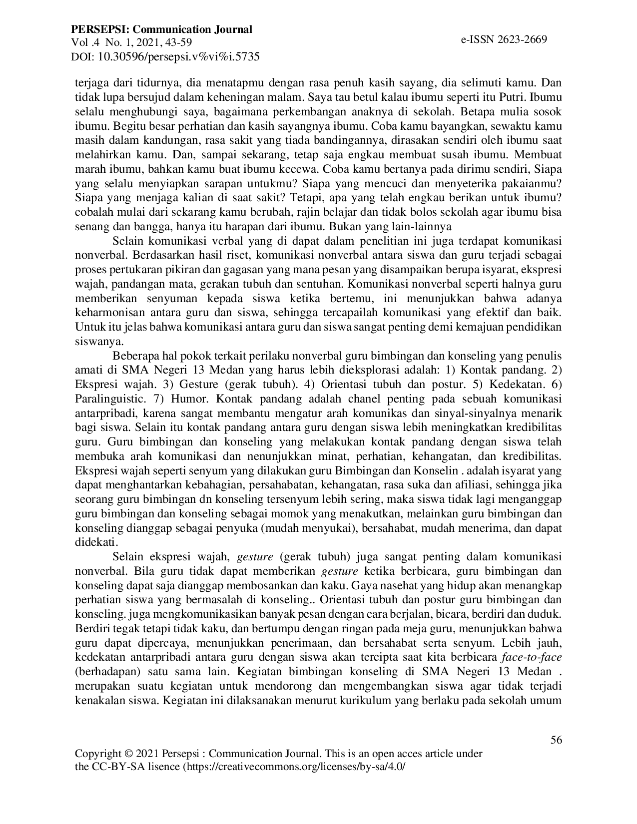 JURIS Pola Komunikasi Antarpribadi Guru Bimbingan Konseling Dalam Mengatasi Siswa Bermasalah