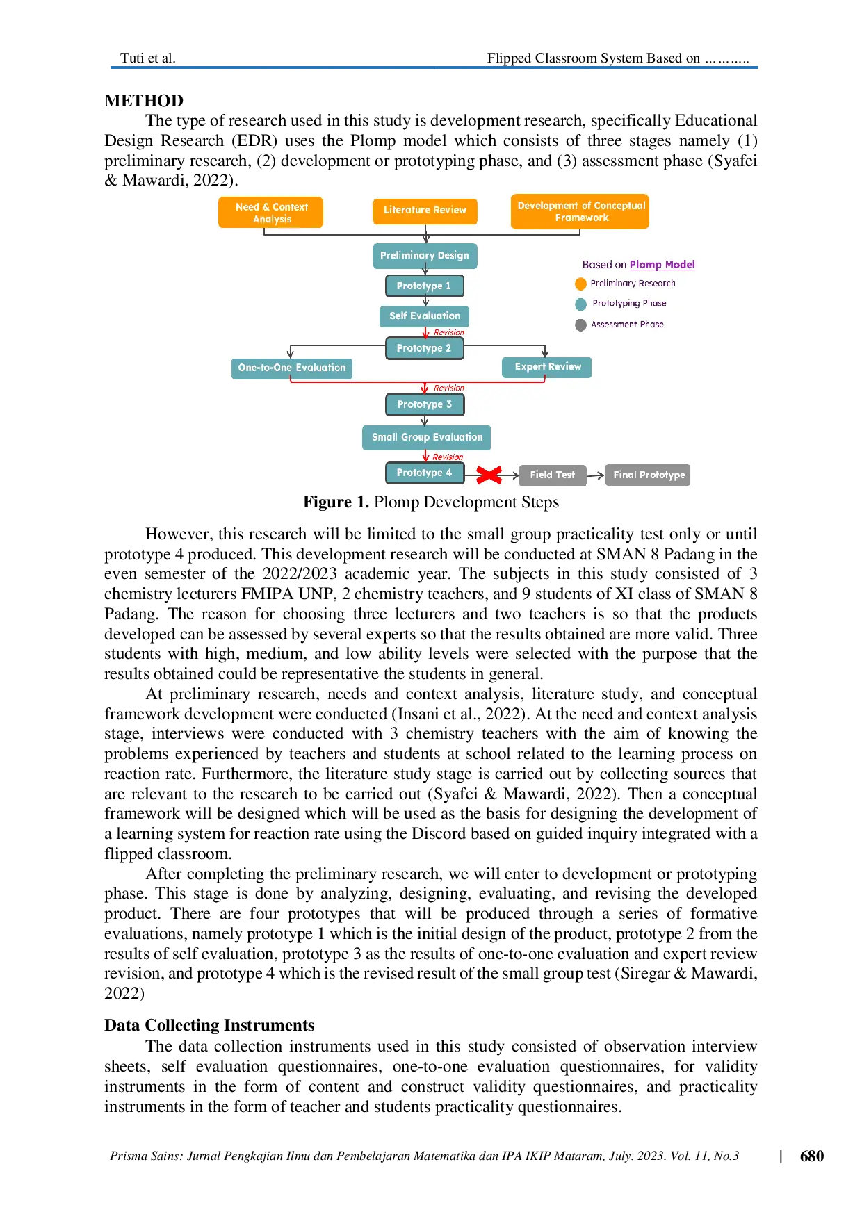 JURIS Flipped Classroom System Based on Guided Inquiry Learning Model Using Discord Application on Reaction Rate