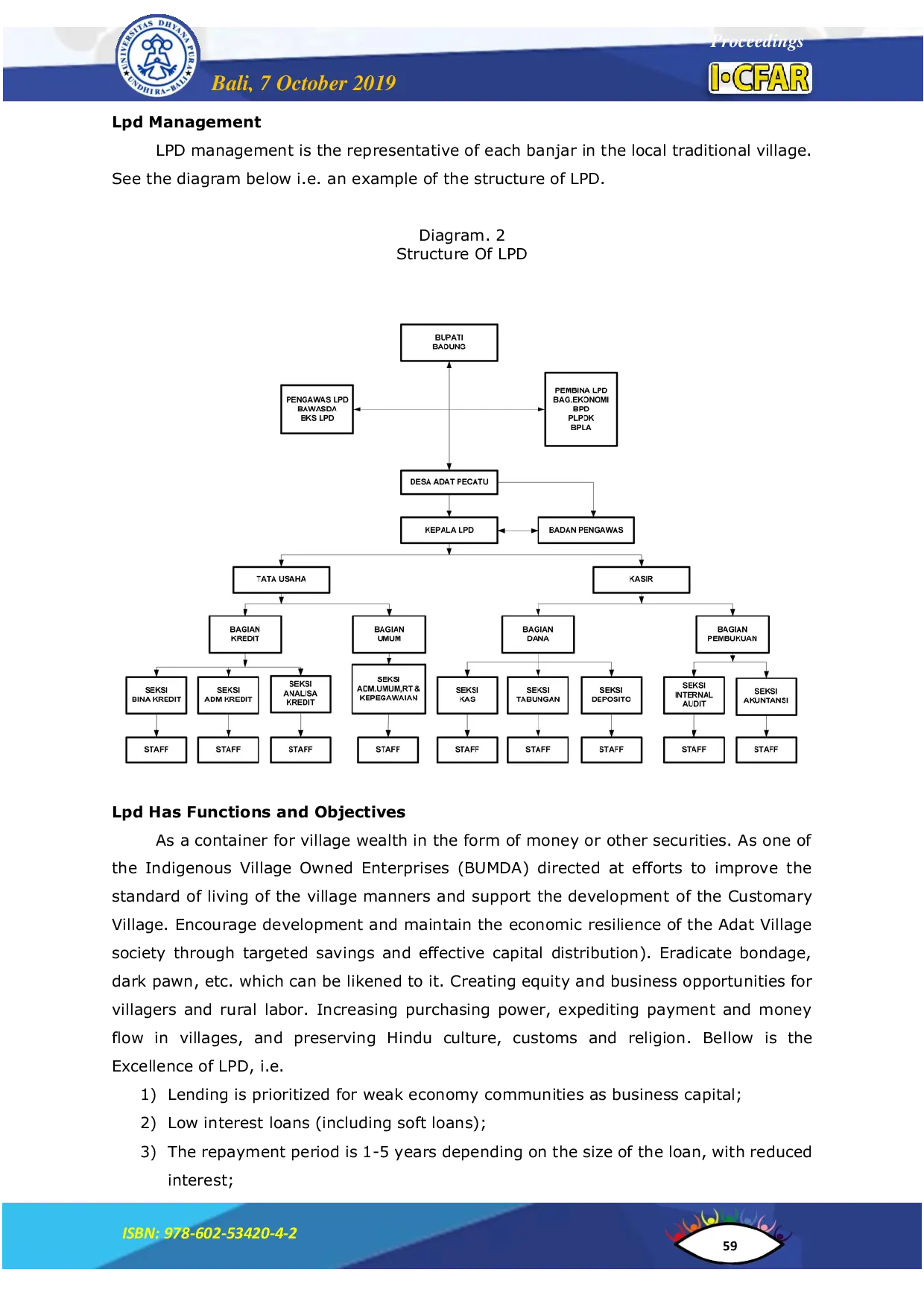 JURIS Lpd Model And Function In Increasing The Indigeneous Bali Economy