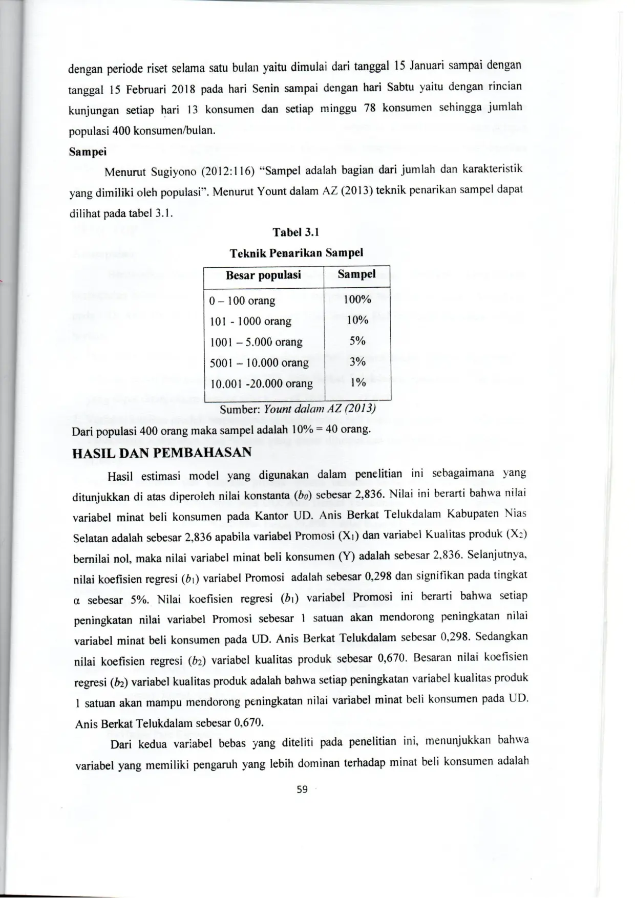 JURIS Yohanes Dakhi Pengaruh Promosi Dan Kualitas Produk Terhadap Minat Beli Konsumen Pada UD Anis Berkat Telukdalam Kabupaten Nias Selatan