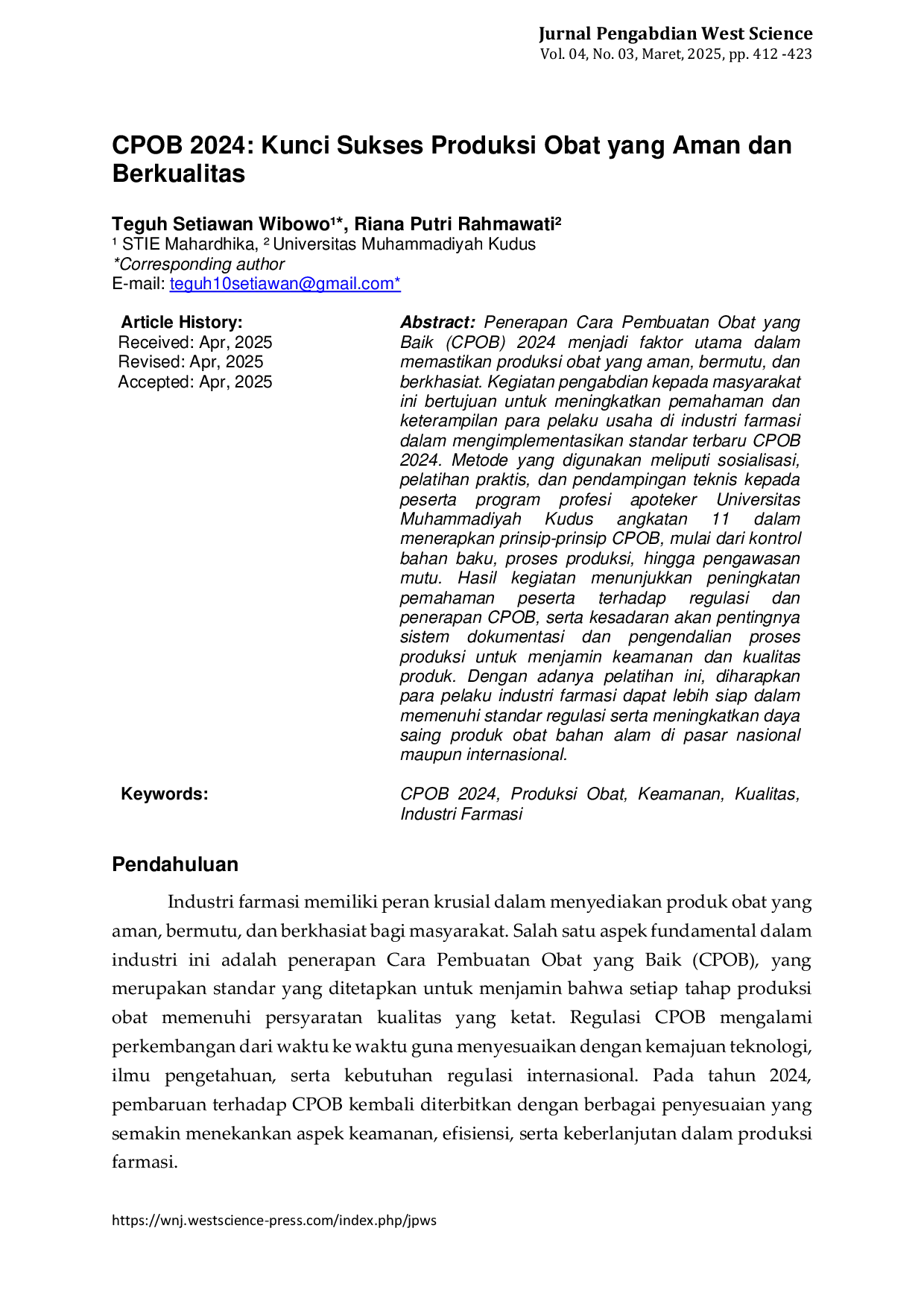 JURIS CPOB 2024 Kunci Sukses Produksi Obat yang Aman dan Berkualitas
