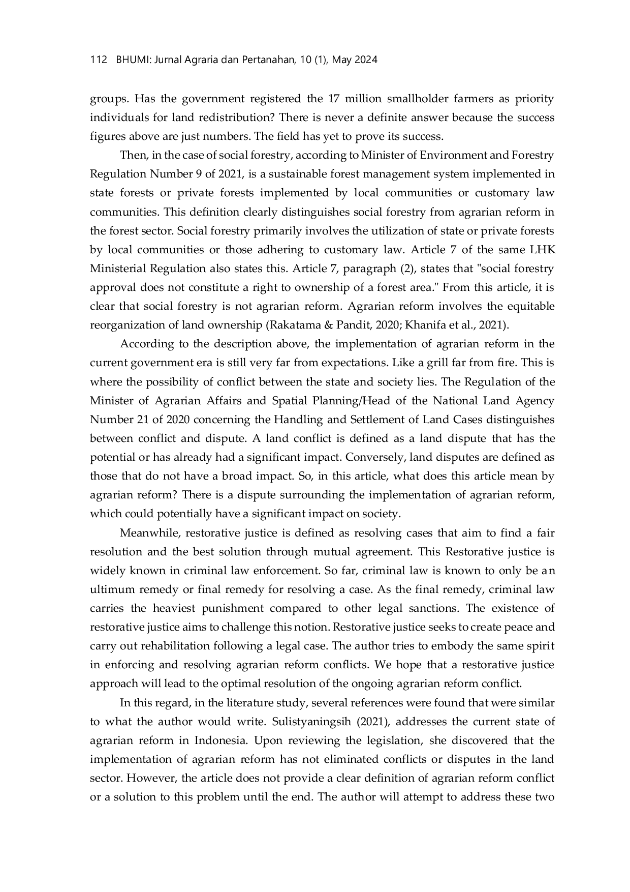 JURIS Restorative Justice and Agrarian Reform Conflict Resolution