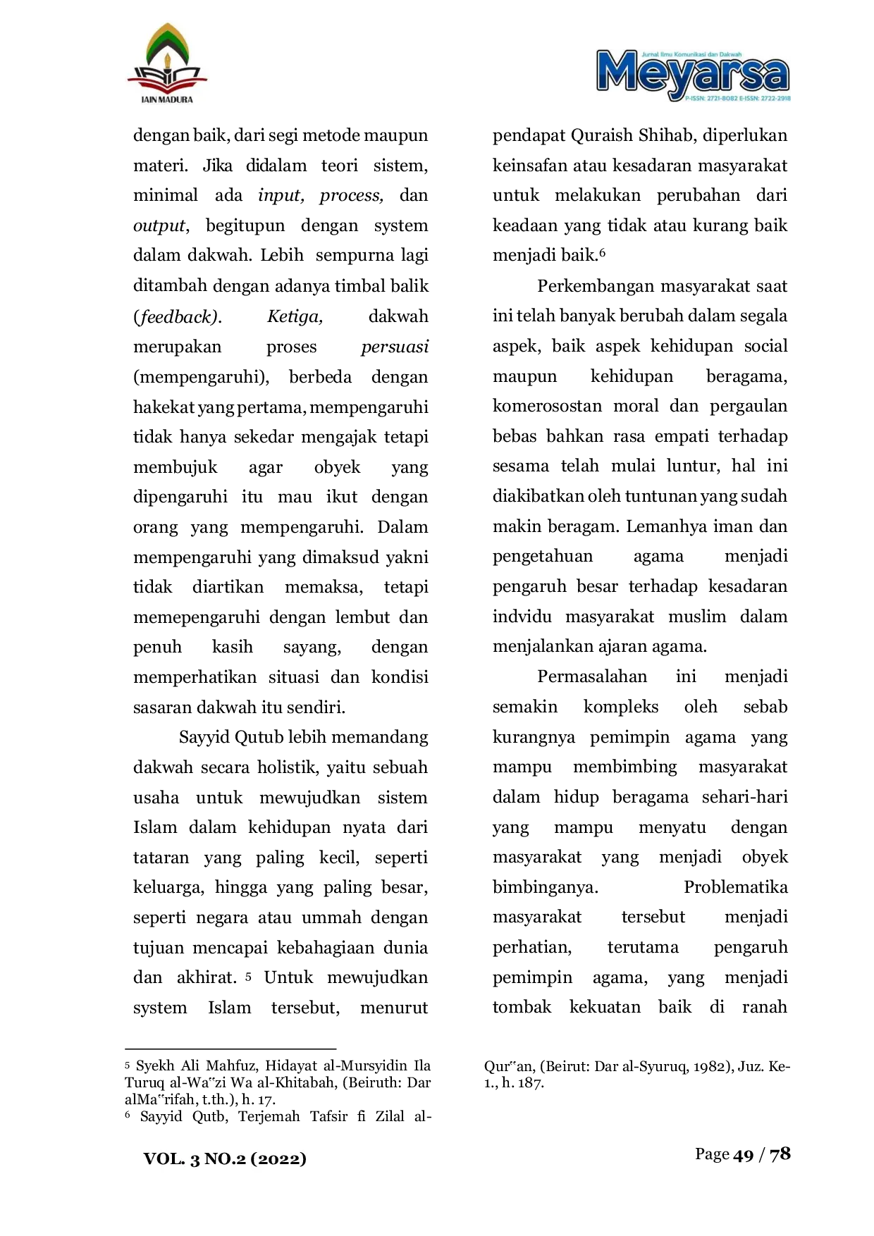 JURIS Dakwah Majelis Taklim Tajul Muhajirin Dalam Meningkatkan Spiritualitas Masyarakat Omben Sampang