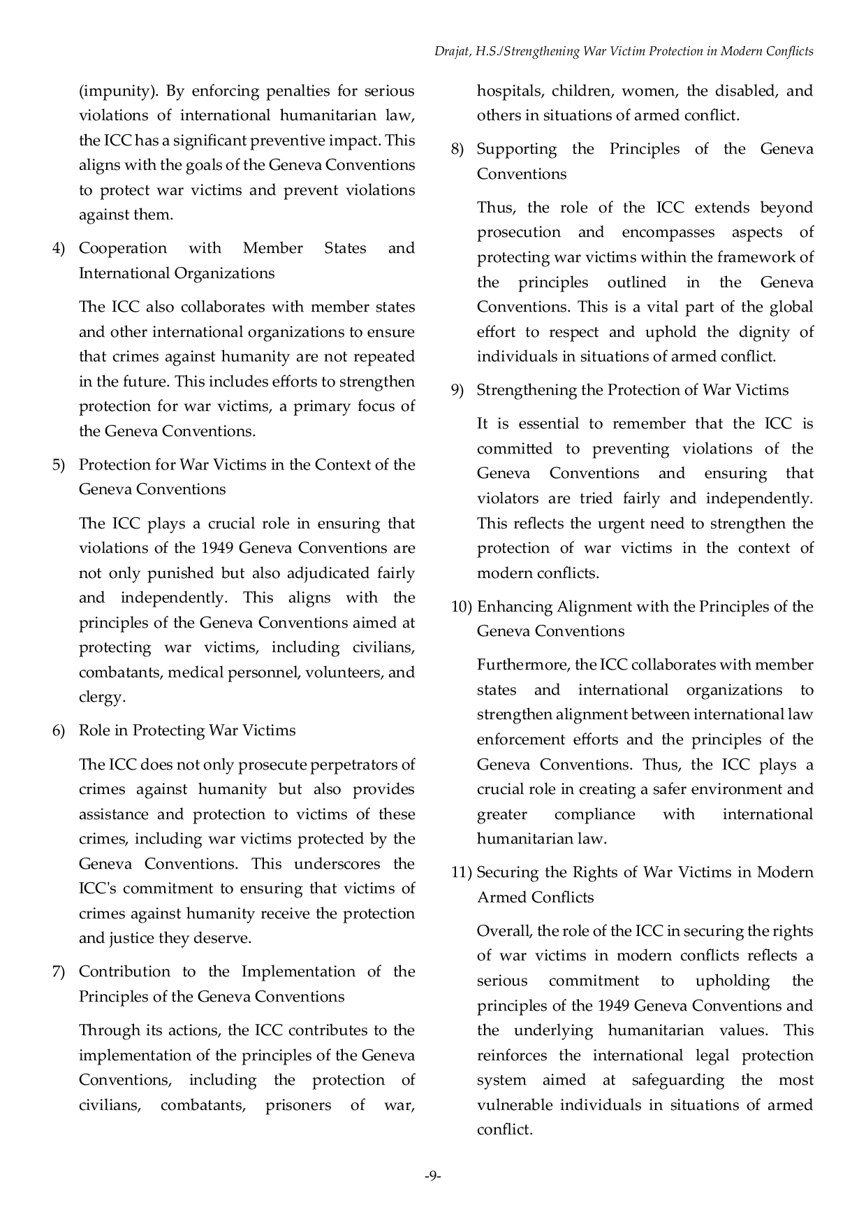 JURIS Strengthening War Victim Protection in Modern Conflicts