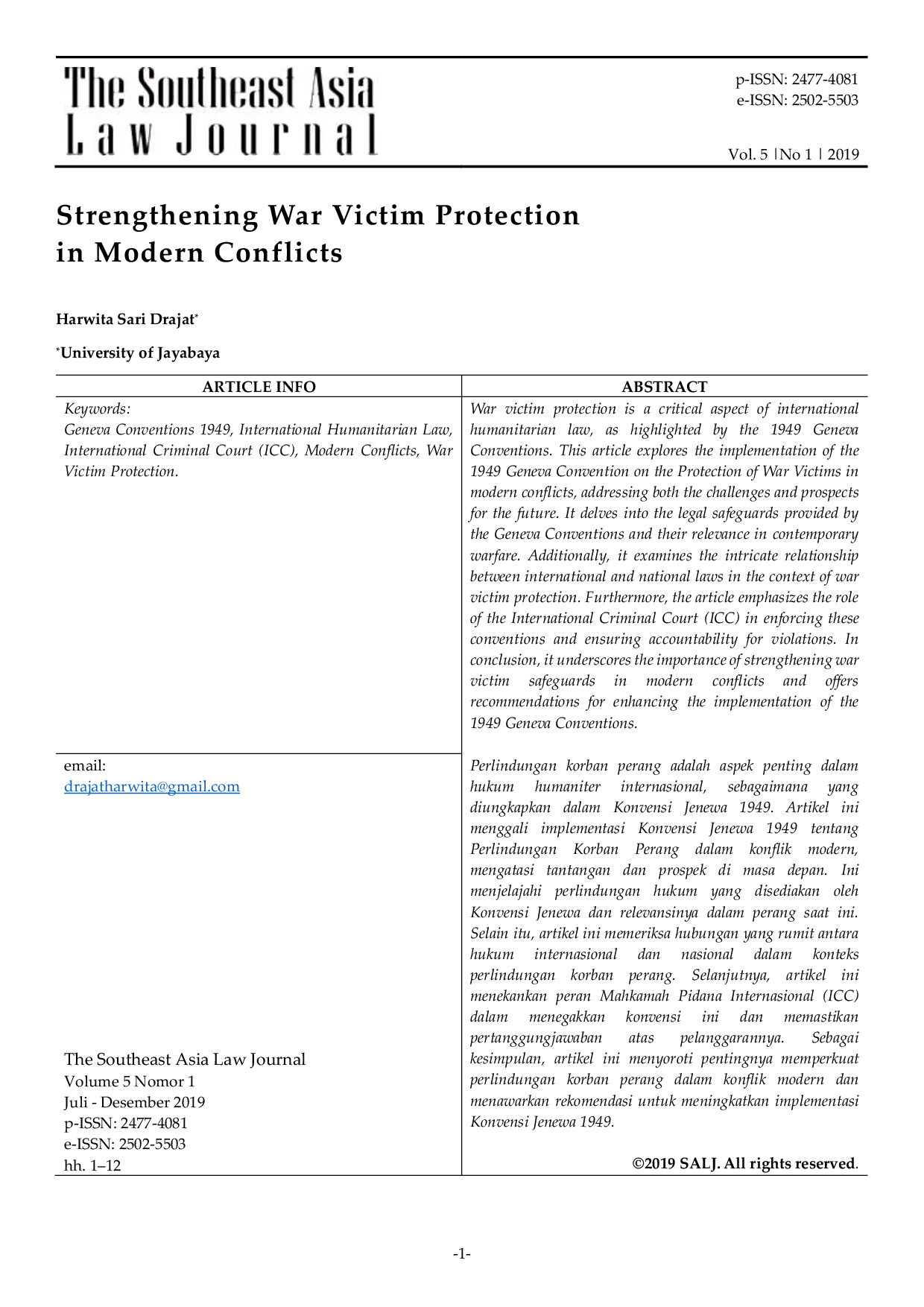 JURIS Strengthening War Victim Protection in Modern Conflicts