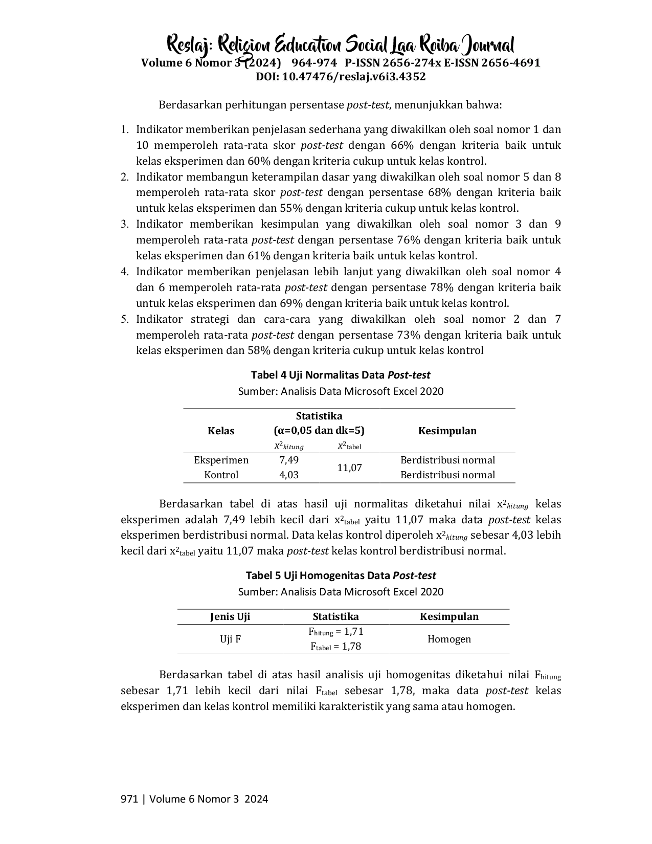 JURIS Pengaruh Model Pembelajaran PBL Project Based Learning pada Materi Pendudukan Jepang di Indonesia terhadap Kemampuan Berpikir Kritis Siswa Kelas XI MIPA di SMA Negeri 1 Pagaden Kabupaten Subang