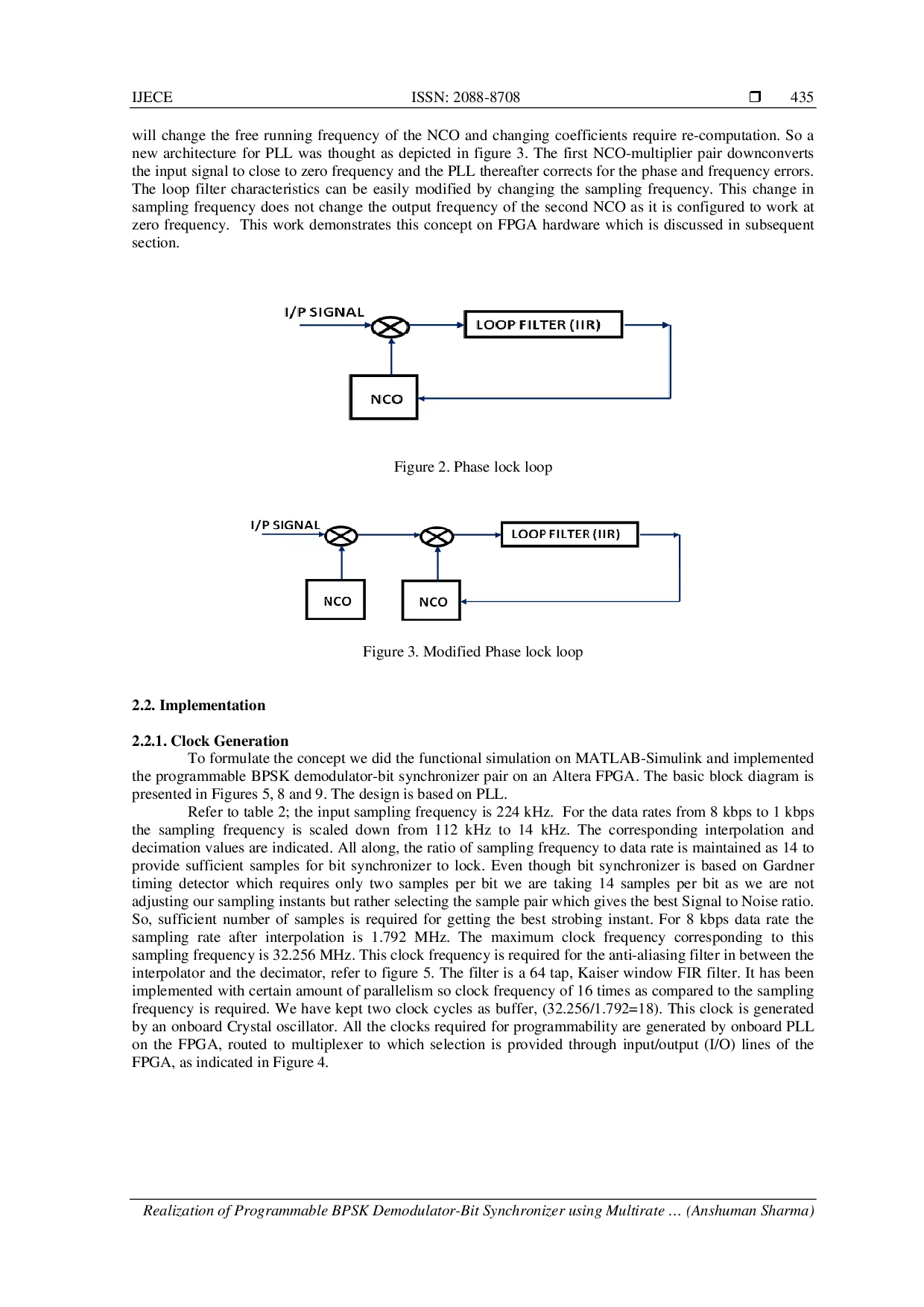 juris Realization of Programmable BPSK Demodulator Bit Synchronizer using Multirate Processing