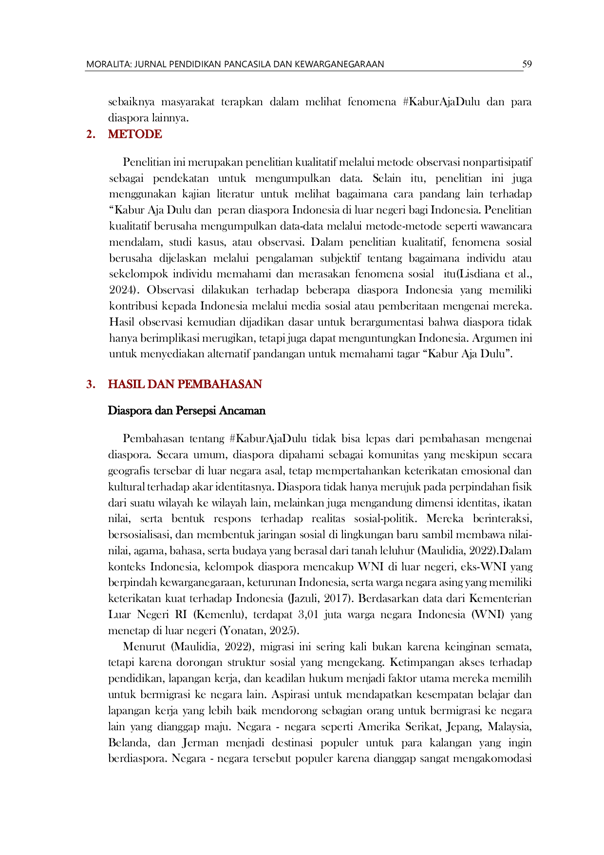 JURIS Mempertimbangkan Ulang Status Patriotisme Fenomena Kaburajadulu