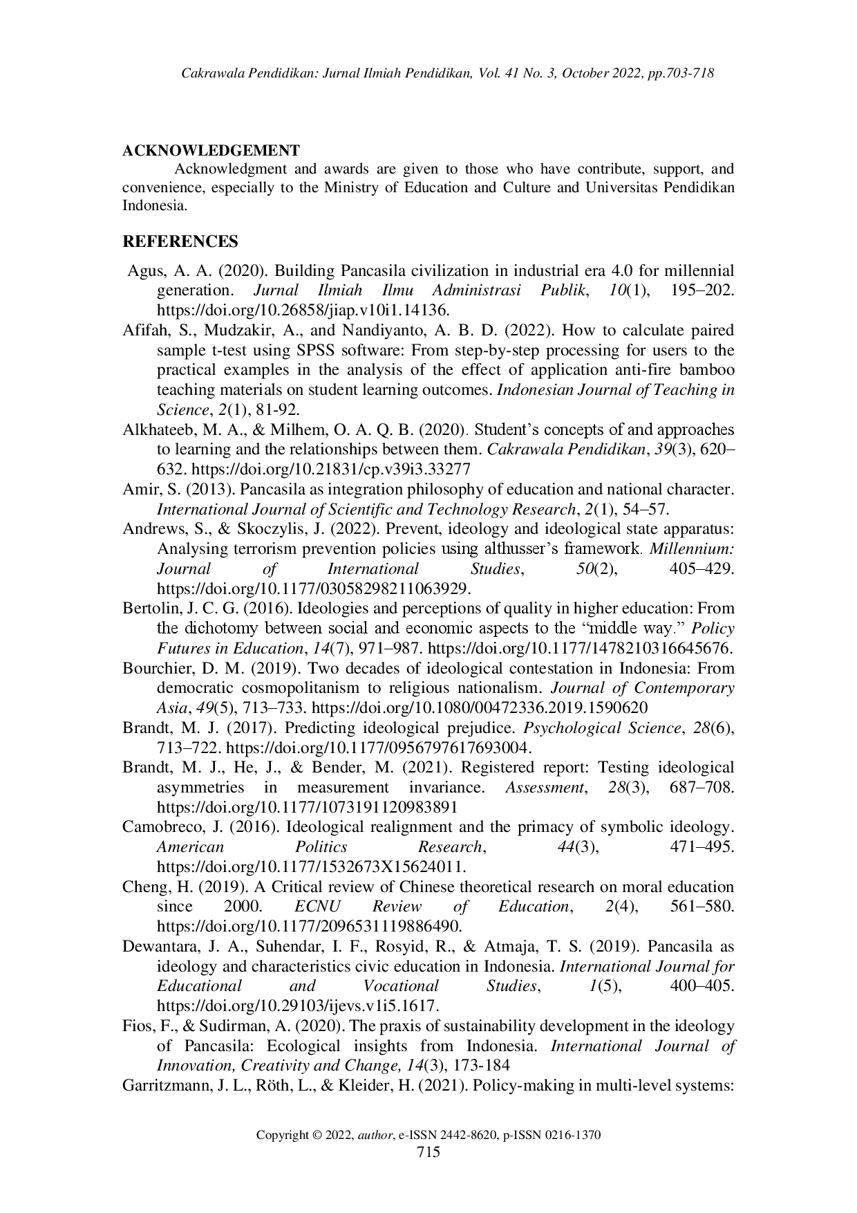 juris Basic competency of pancasila ideological education for elementary school in Indonesia