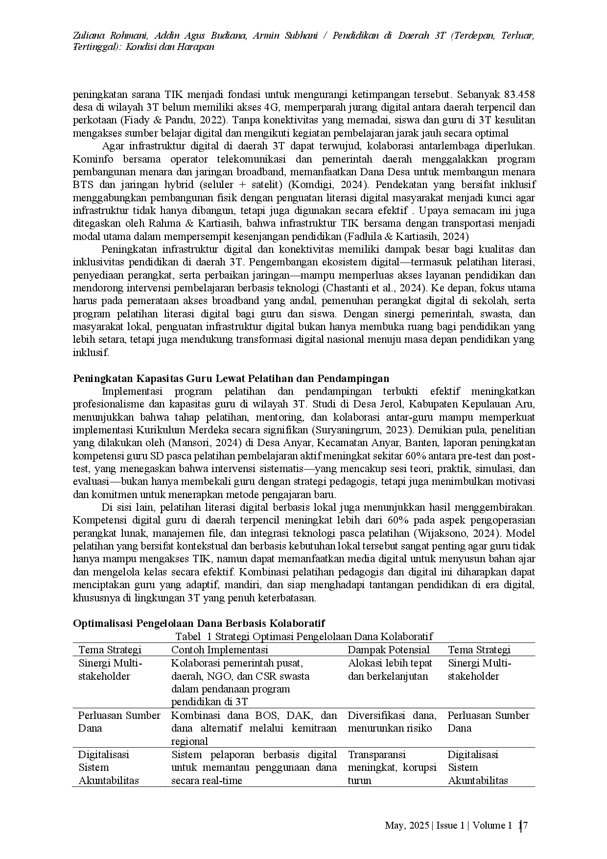 juris Pendidikan di Daerah 3T Terdepan Terluar Tertinggal Kondisi dan Harapan