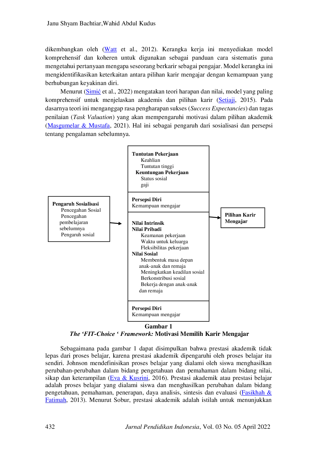 JURIS Pengaruh Motivasi Karir Mengajar Terhadap Prestasi Akademik Mahasiswa Pendidikan Sosiologi Untirta