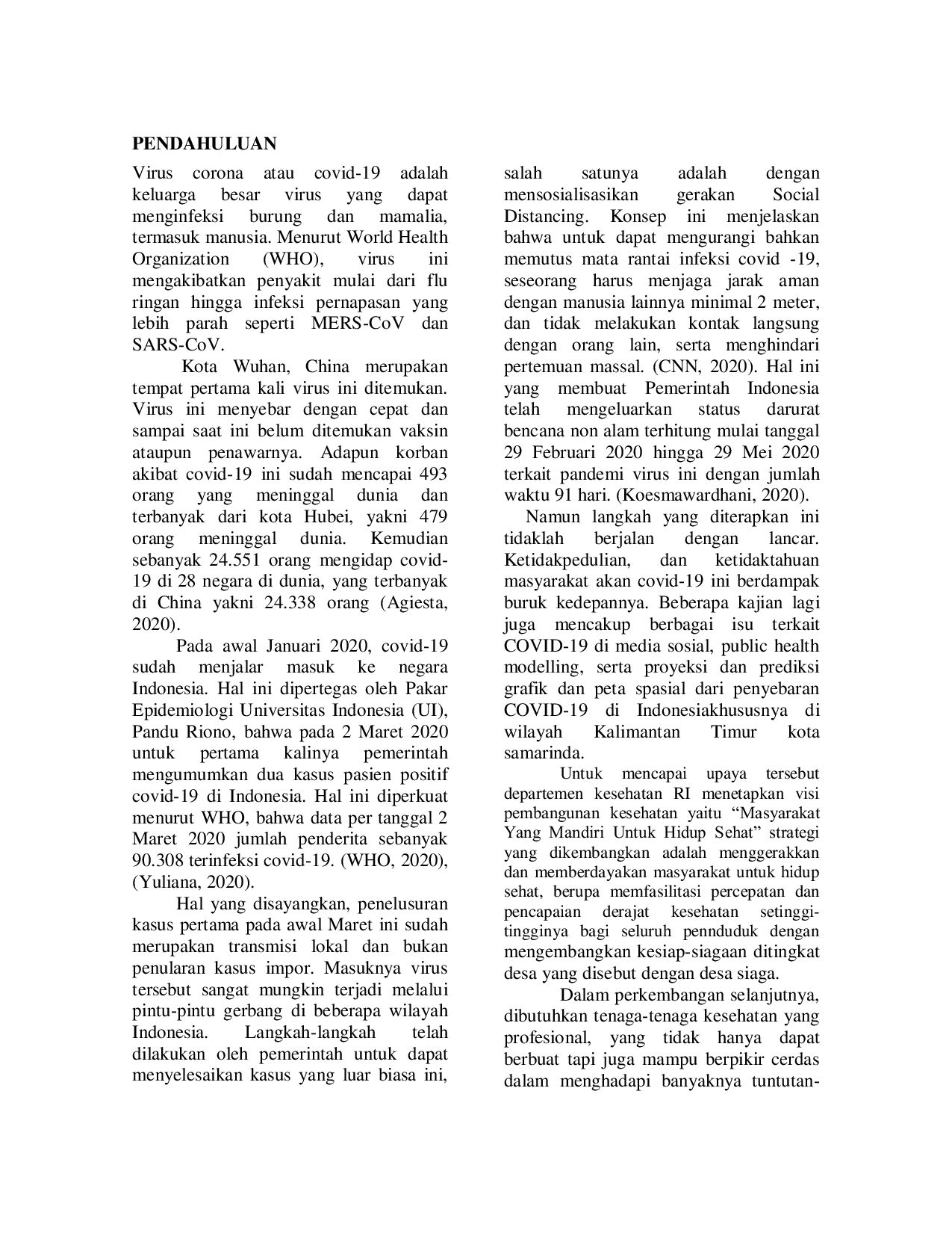 JURIS Sosialisasi Hidup Sehat Di Tengah Wabah Virus Corona