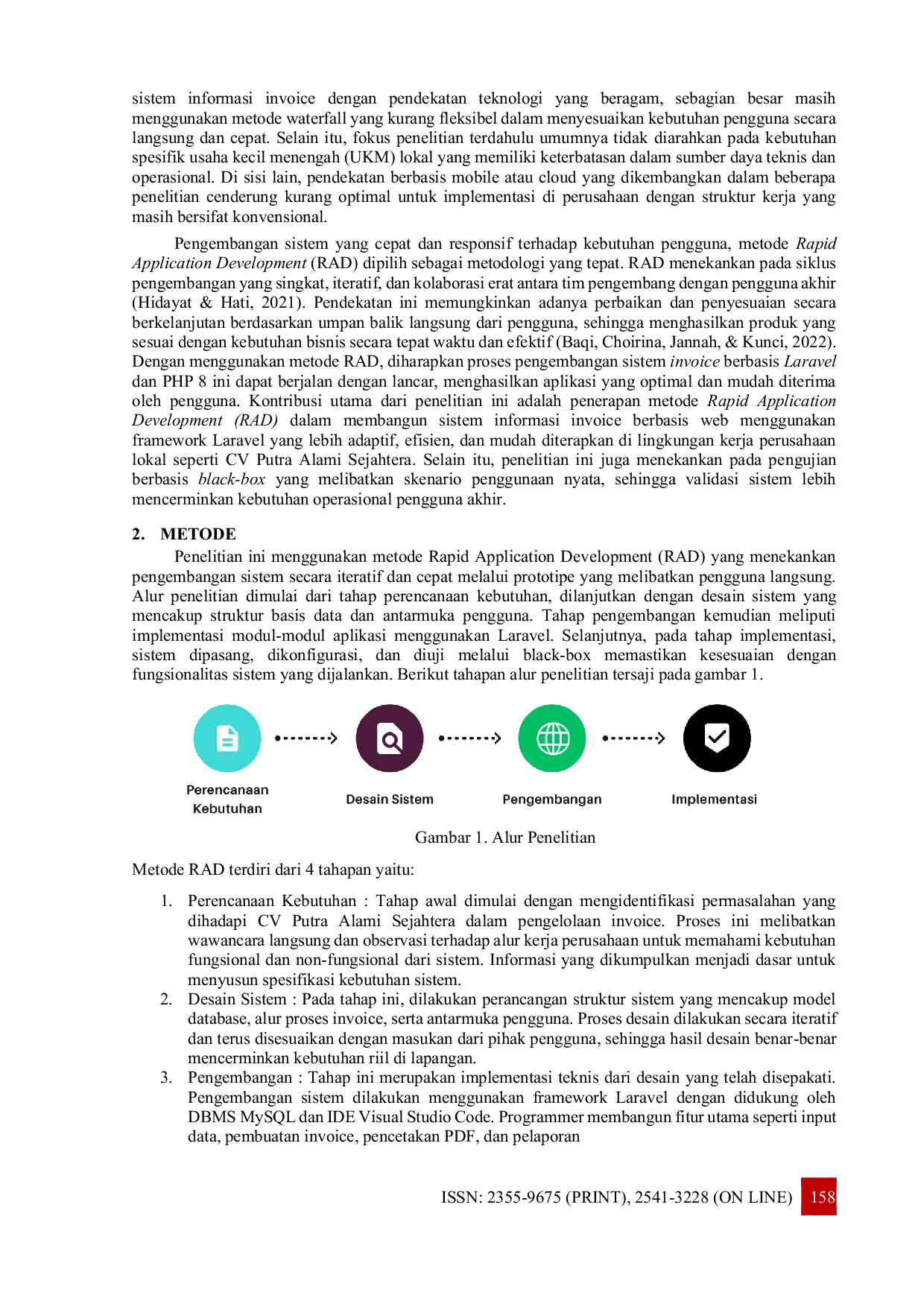 JURIS Rancang Bangun Sistem Invoice Digital CV Putra Alami Sejahtera Menggunakan Metode Rapid Application Development
