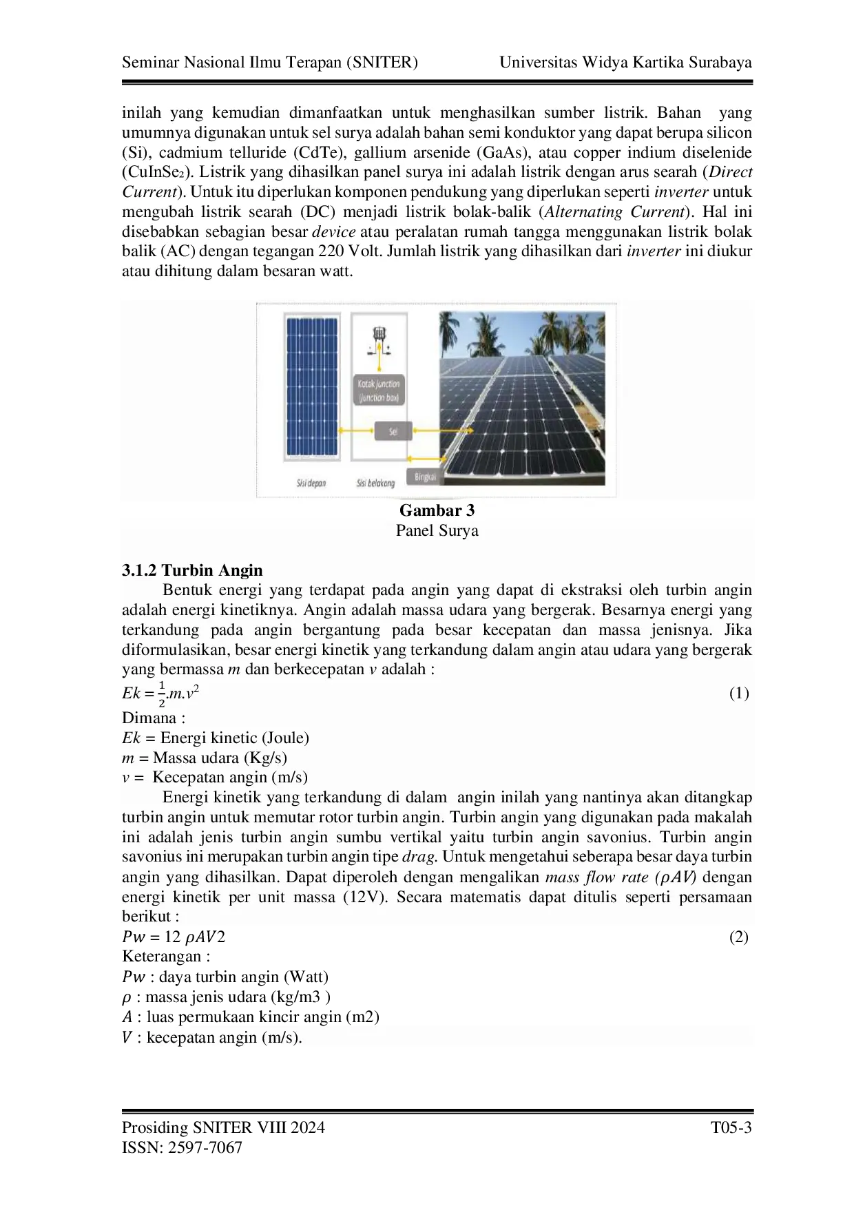 JURIS Perencanaan Pemanfaatan Pembangkit Listrik Tenaga Energi Baru Terbarukan PLT EBT pada Lokasi Wisata di Daerah Terpencil